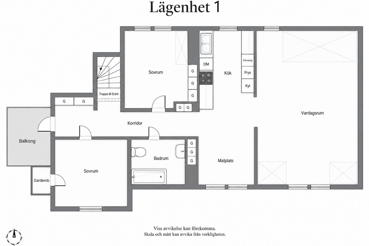 Lägenhet 1