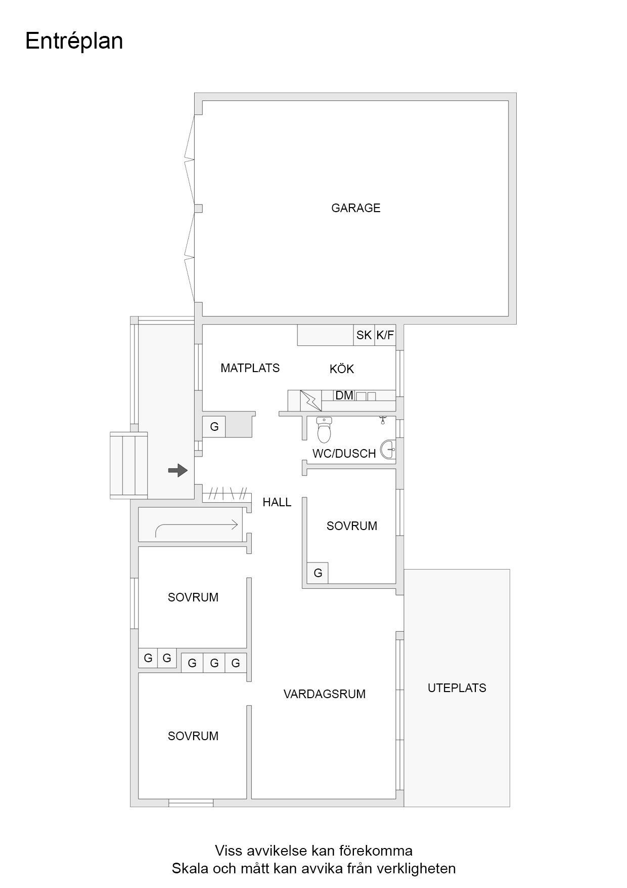 Alternativ planlösning plan 2