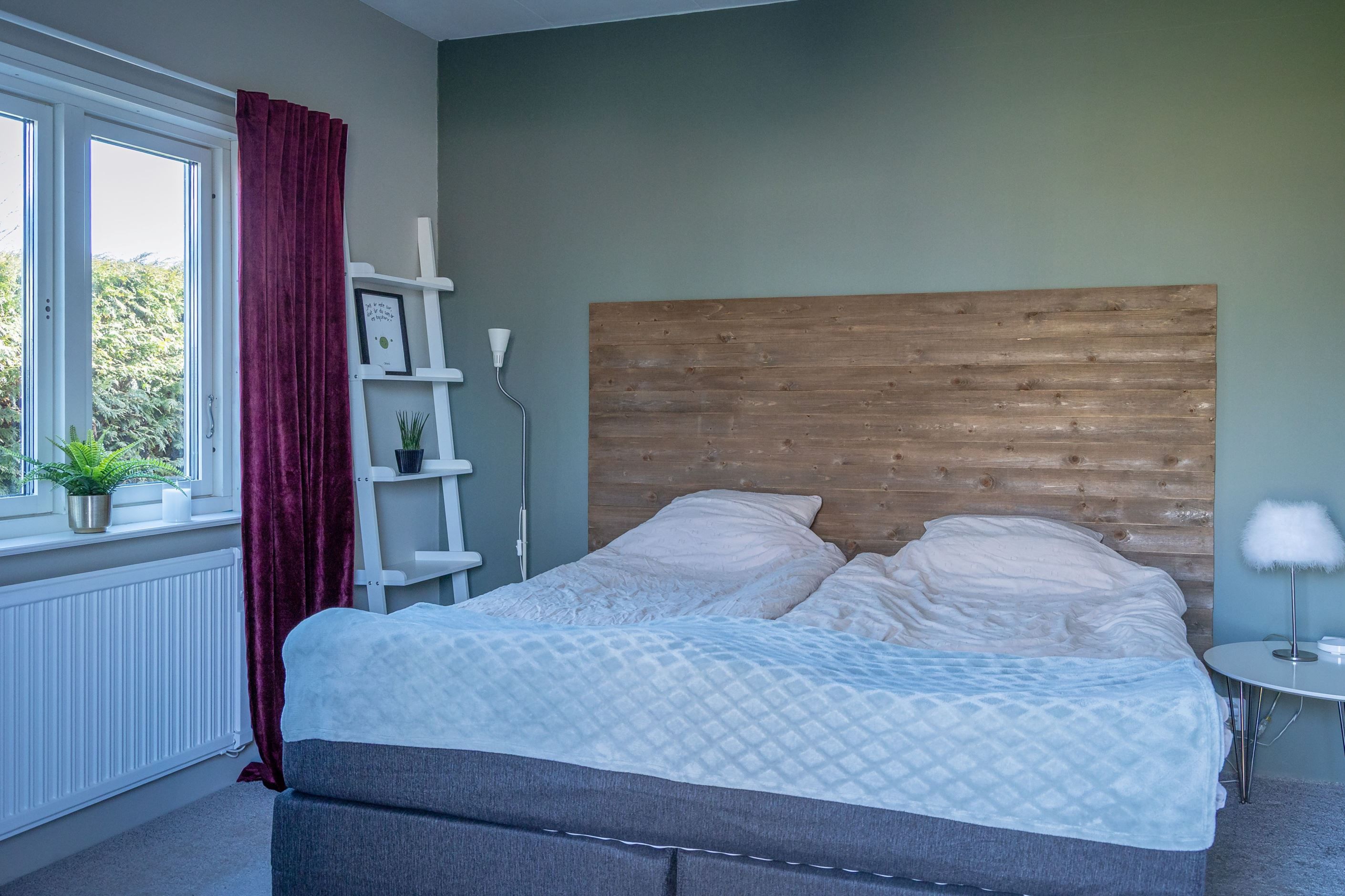 Gästrummet vidbyggt med garaget.