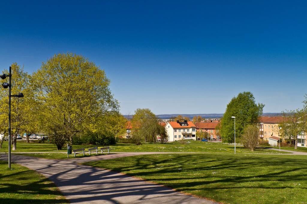 Härlig omgivning med utsikt över Roxen
