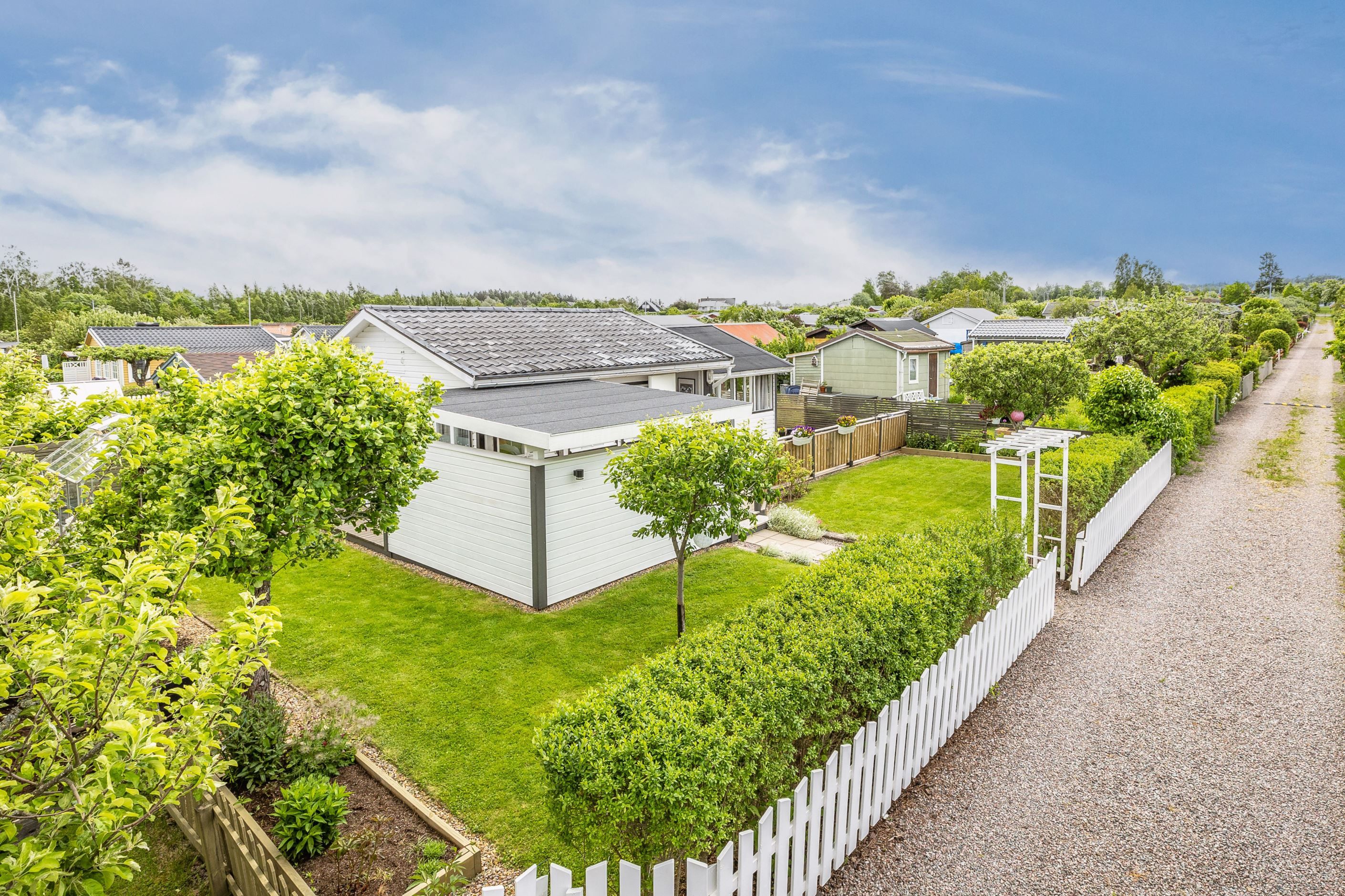 Otroligt fin trädgård