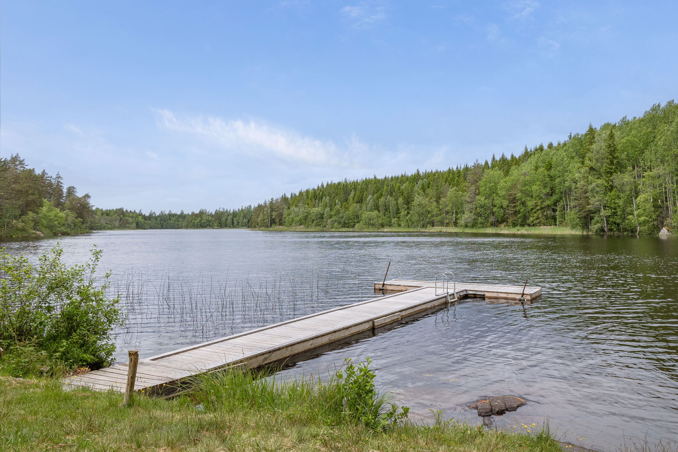 Badplats vid Eksjön