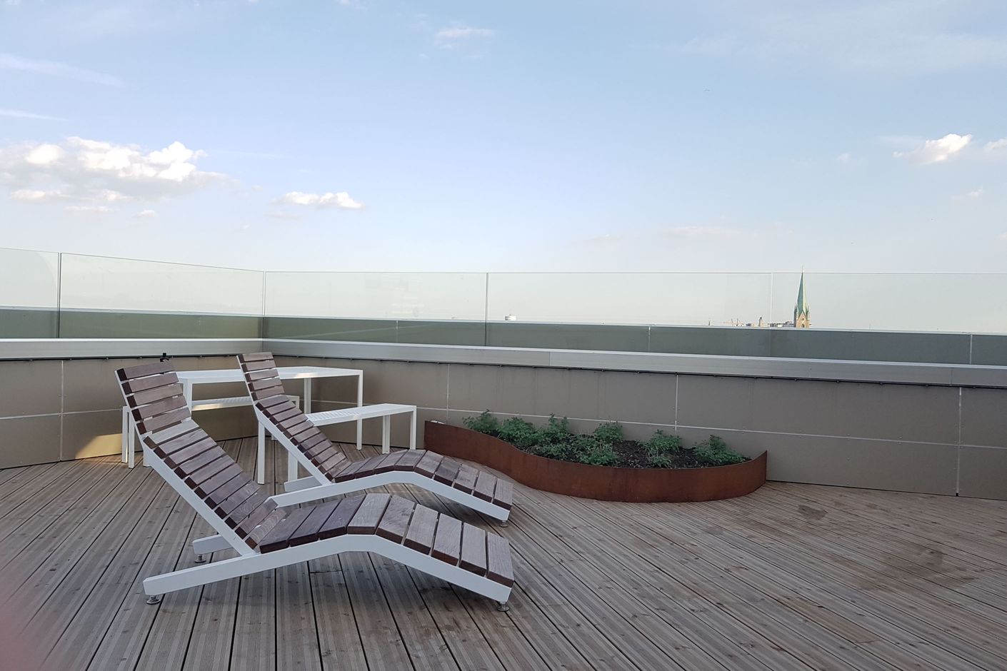 Härlig takterrass