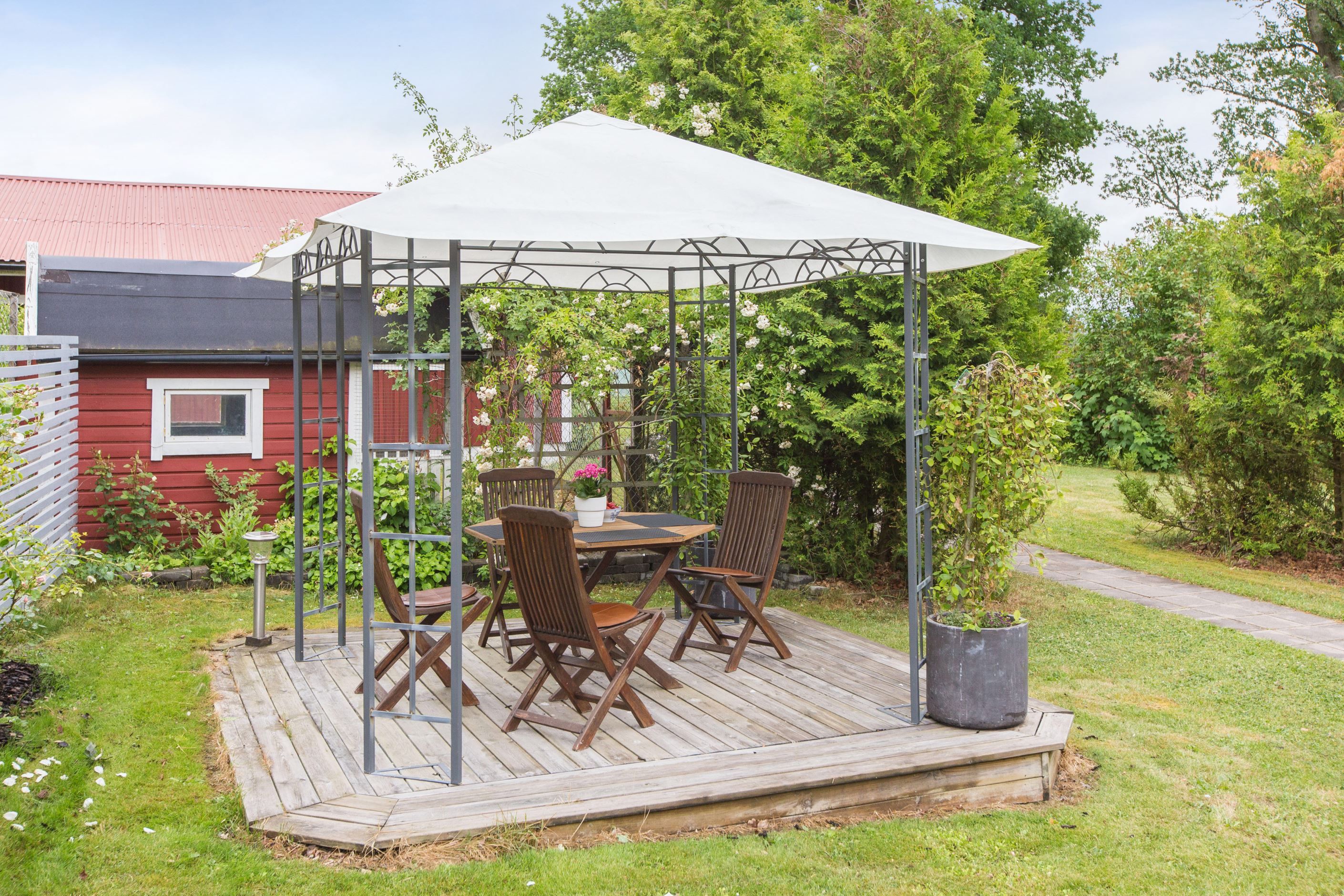 Härlig uteplats