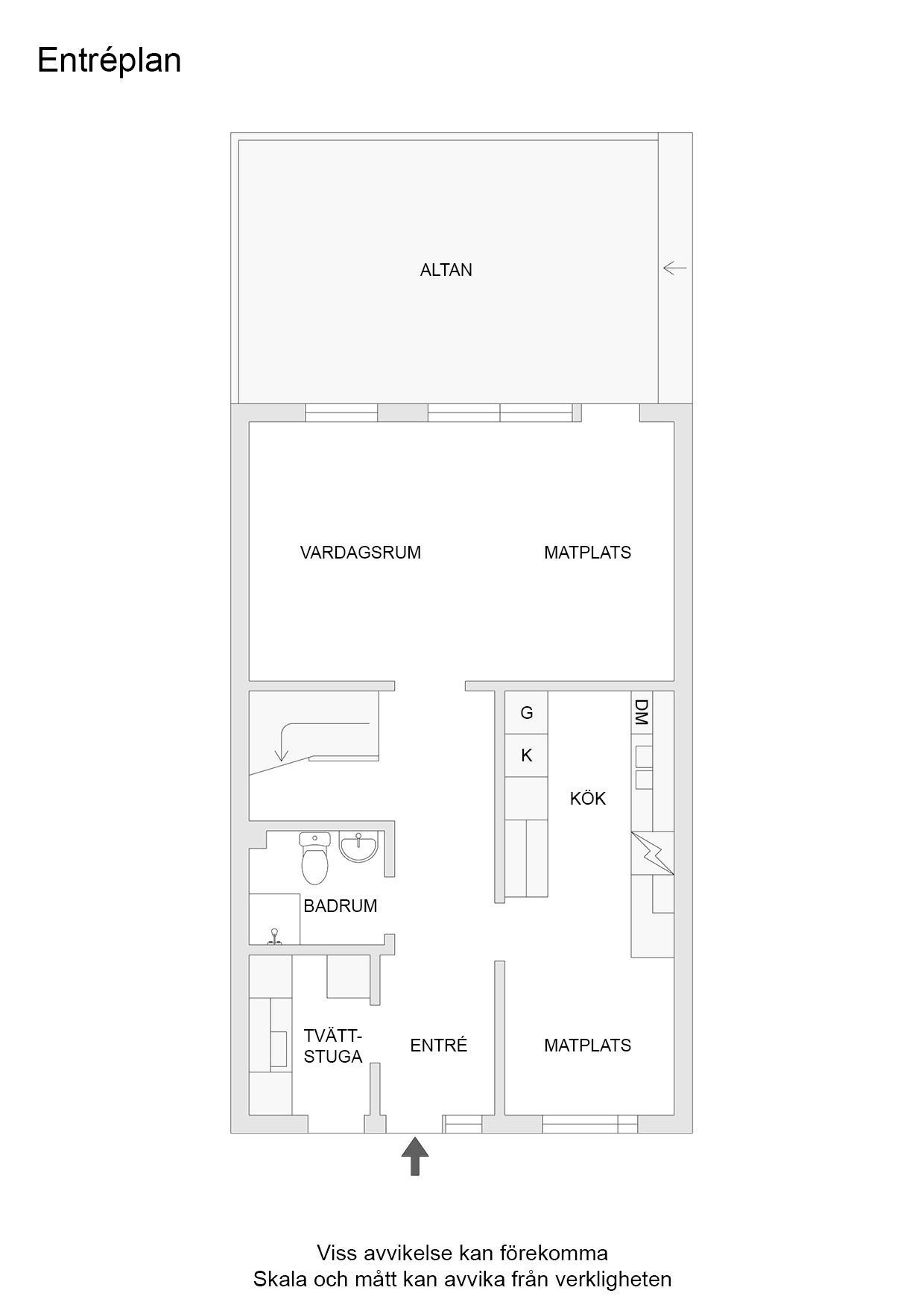 Alternativ planlösning plan 2