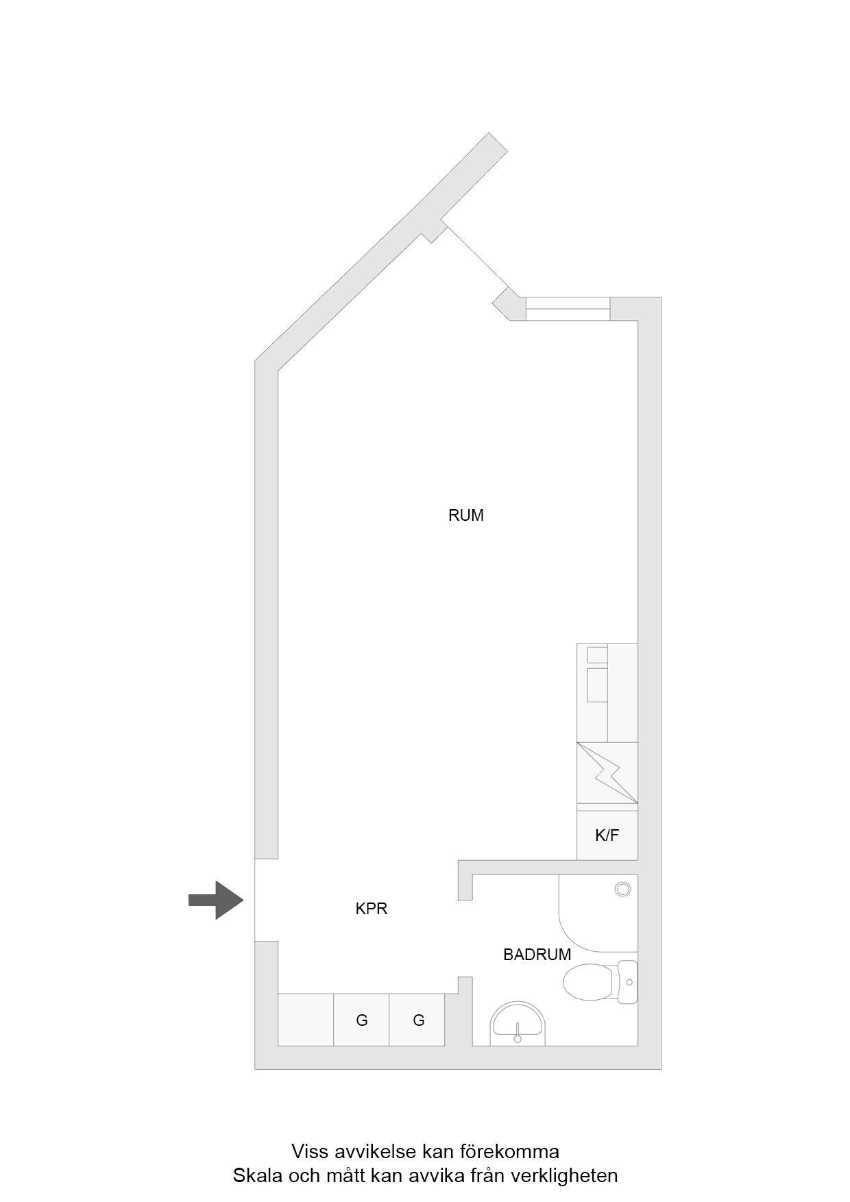 Alternativ planlösning plan 2