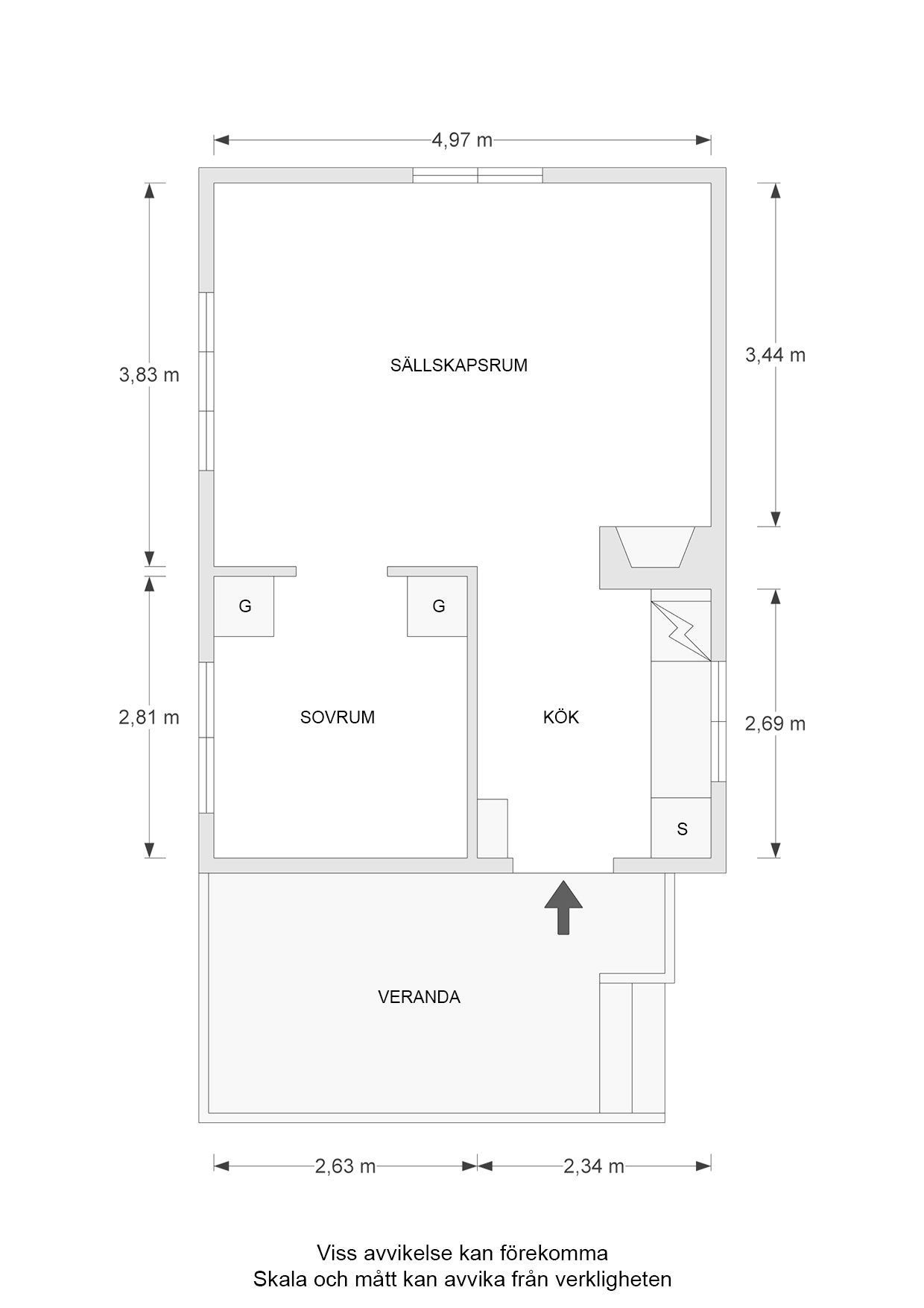 Alternativ planlösning plan 2