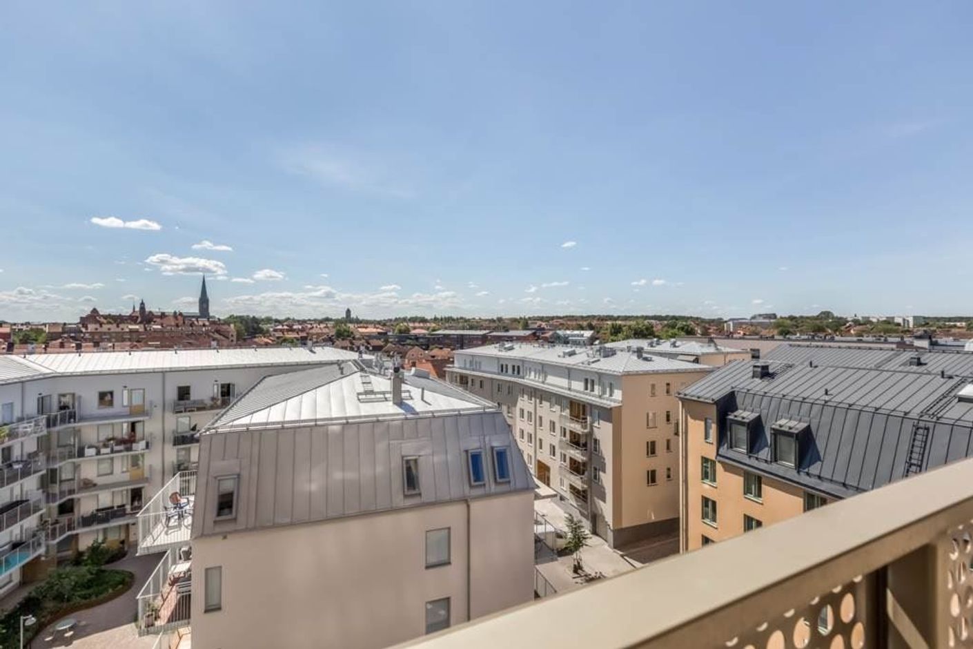 Fantastisk utsikt över vackra Linköping!