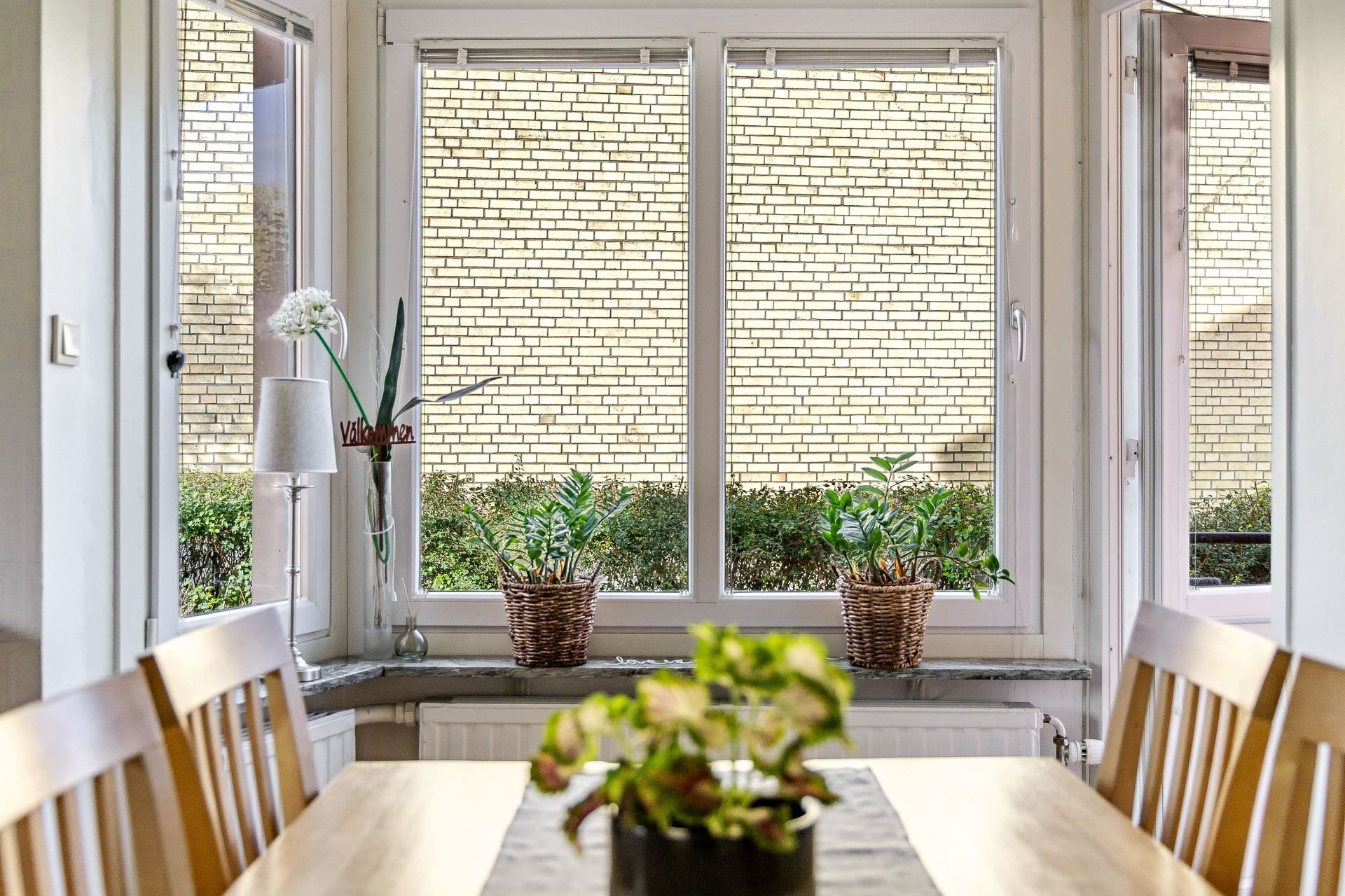 Matplats i vardagsrum