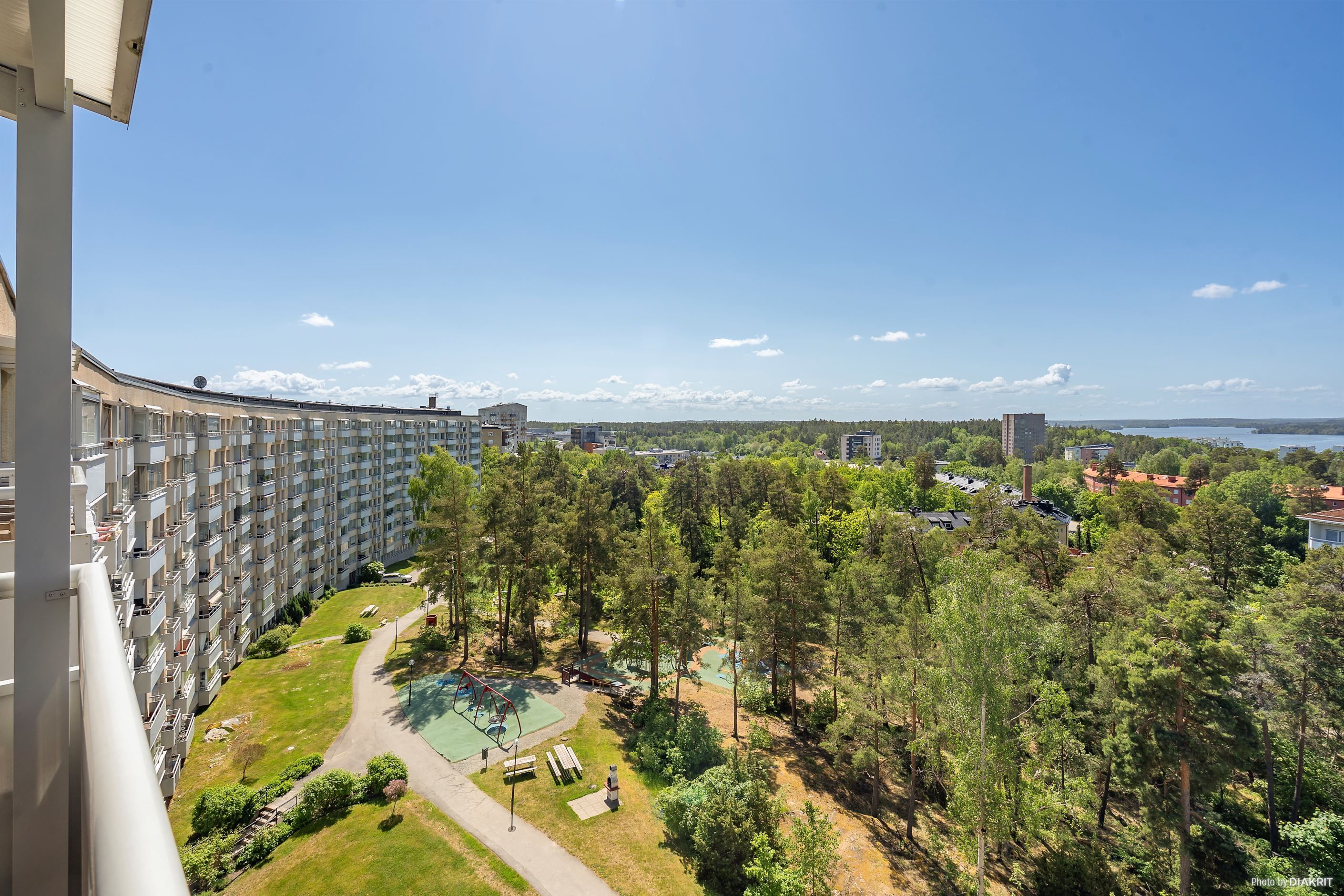 Vy från balkongen