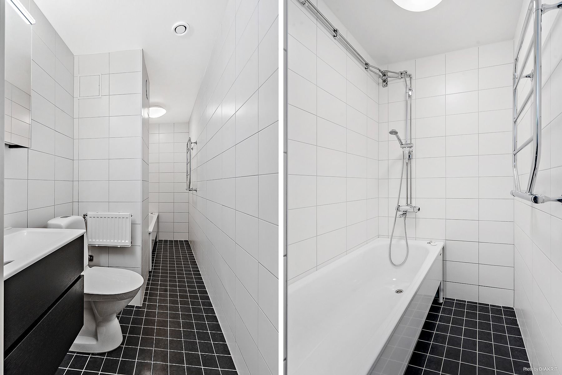 Stambytt & helkaklat WC-/badrum