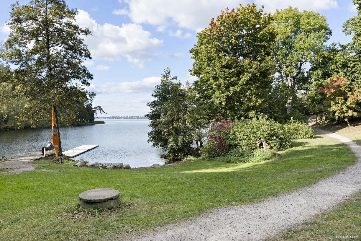 Vacker miljö vid Görvälns Slott