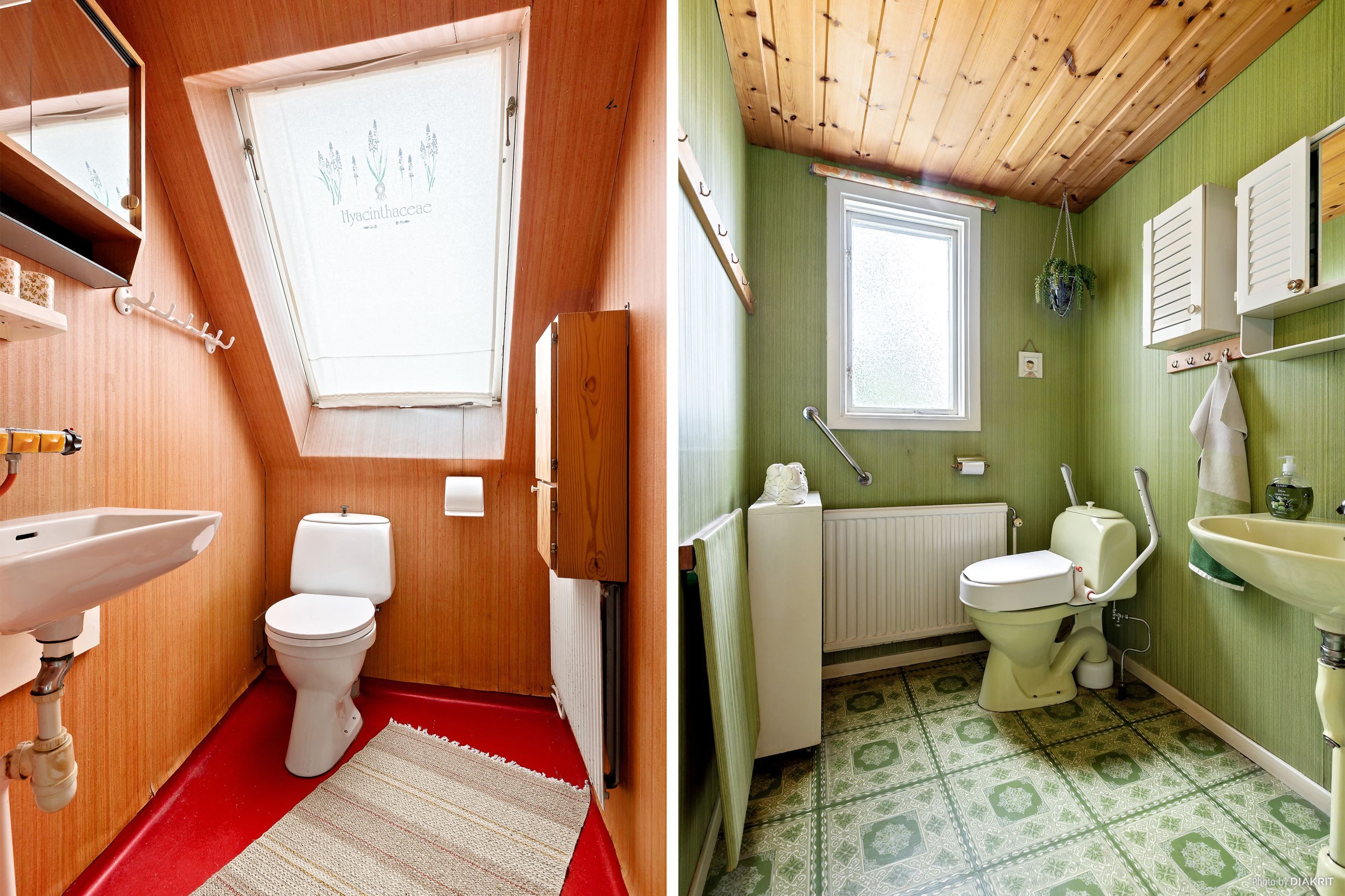 WC övre plan / WC - entréplan