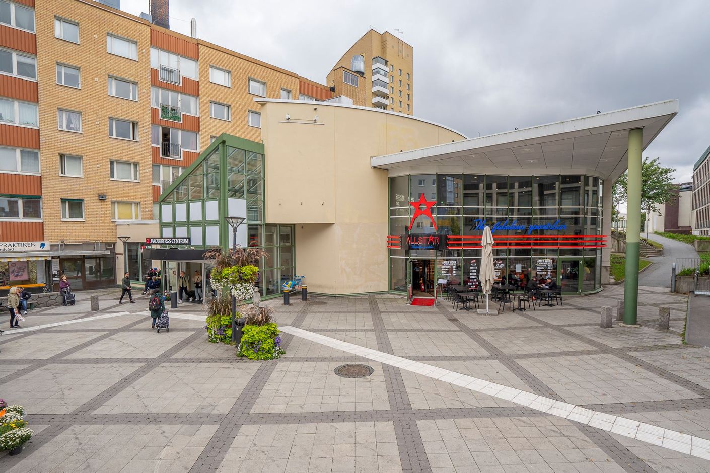 Del av Jakobsbergs centrum