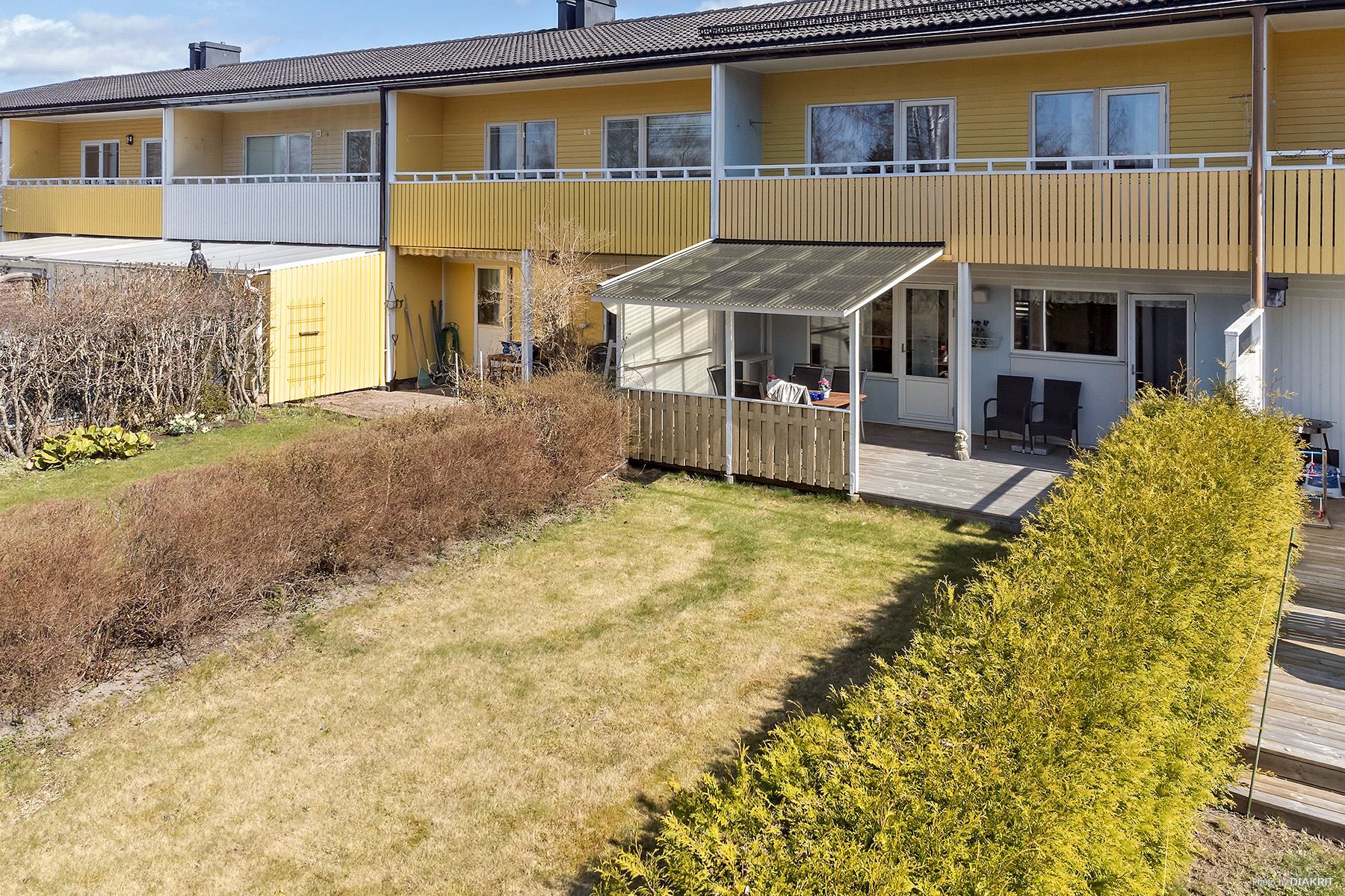 Fasadbild från baksidan av huset
