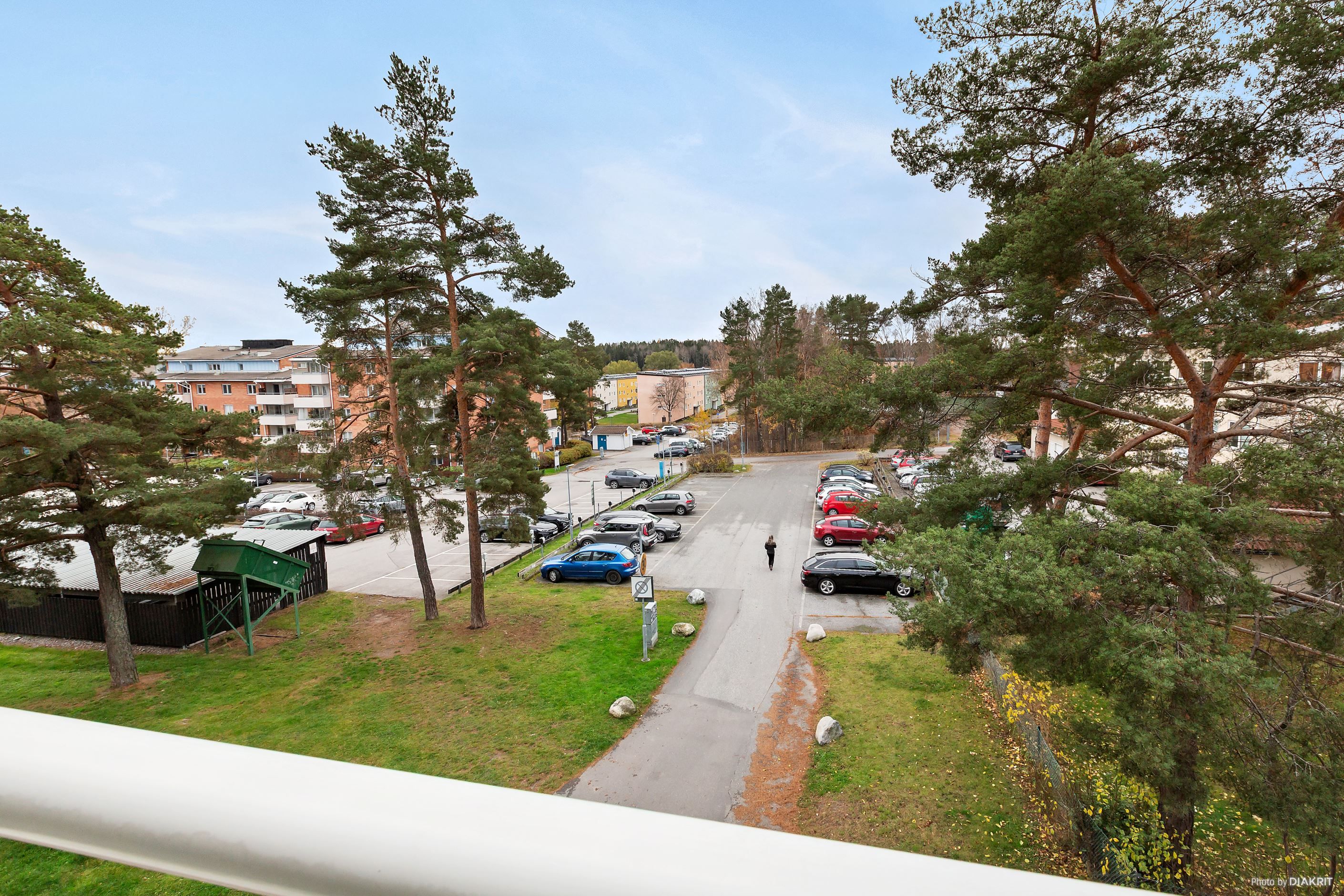 Utsikt från balkongen