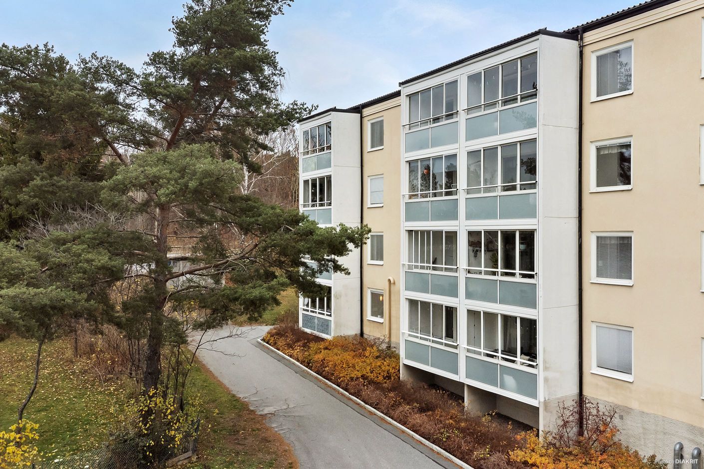 Fasadbild från baksidan av huset