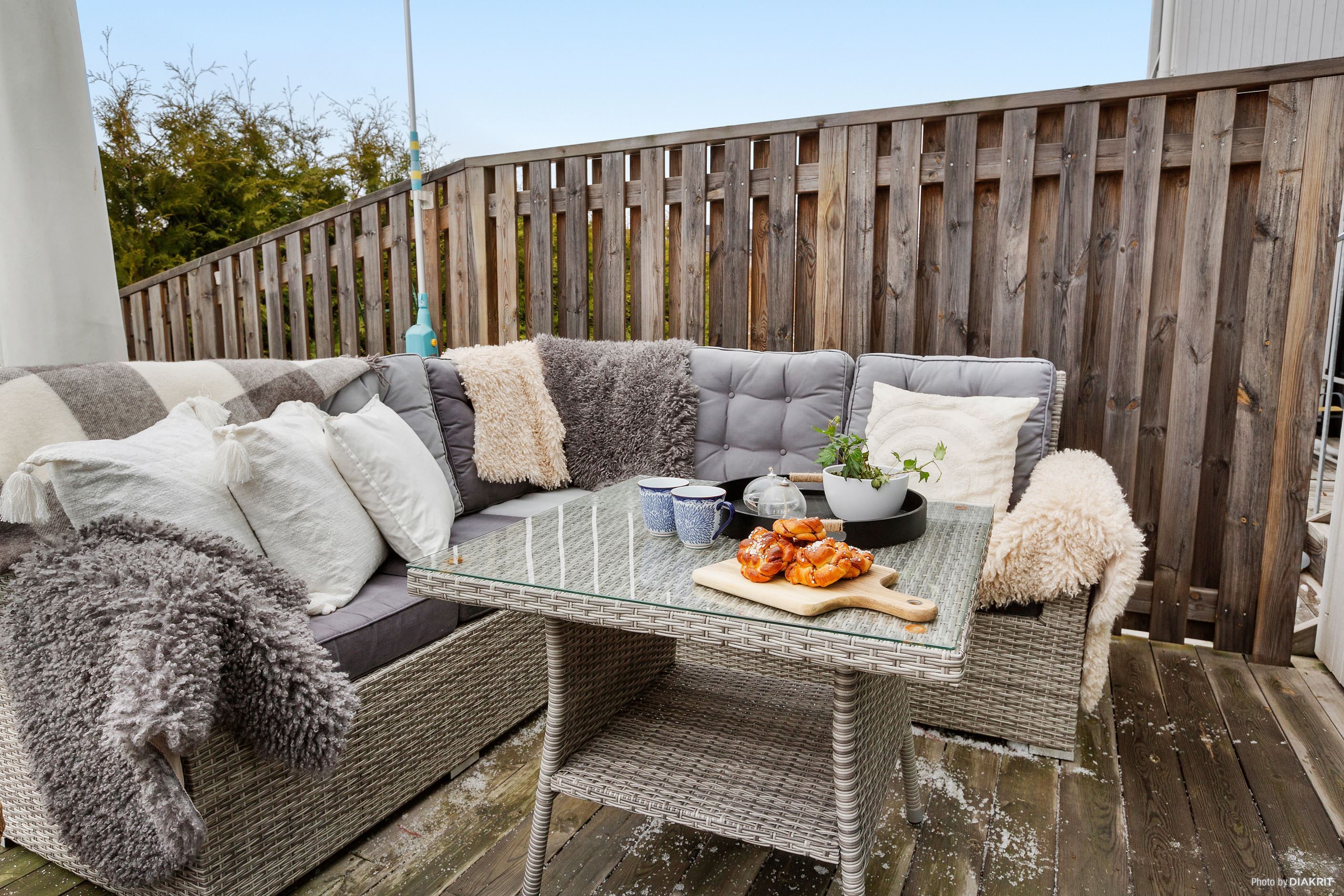 Uteplats i söderläge