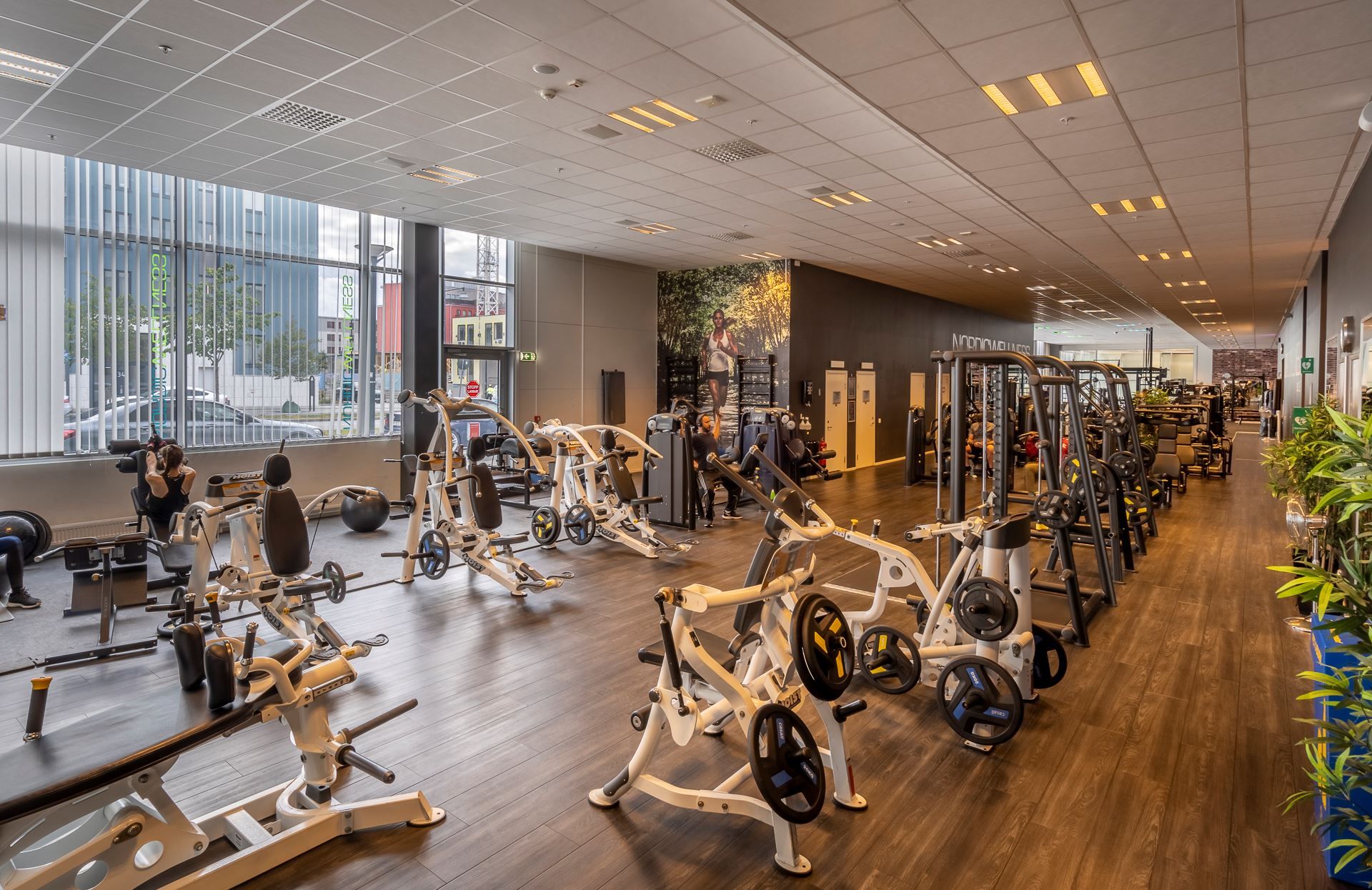 Nordic Wellnes gym i Barkarbystaden