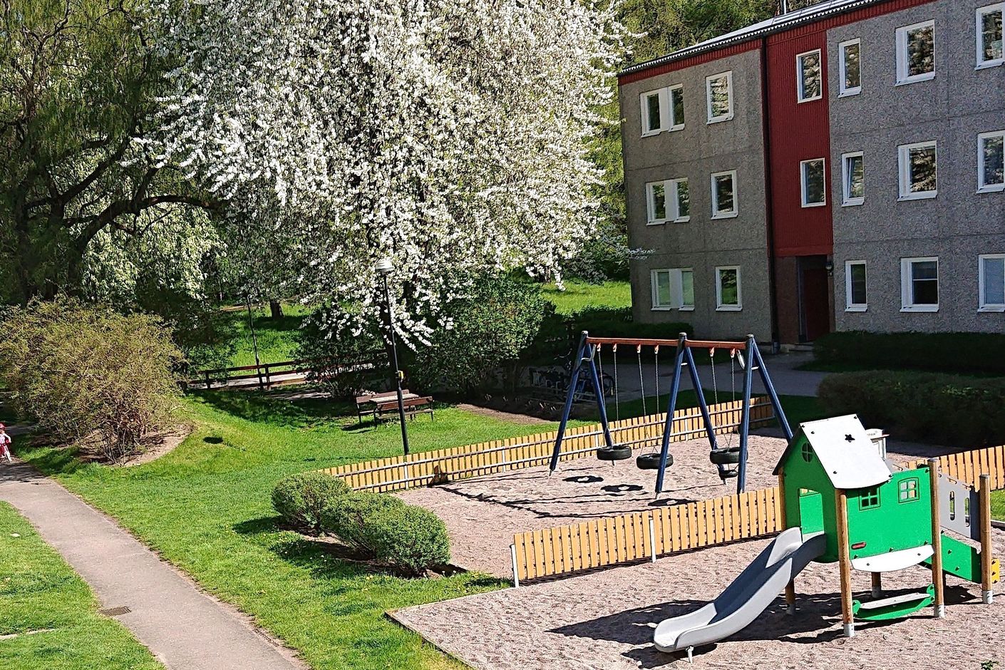 Utsikt från balkongen