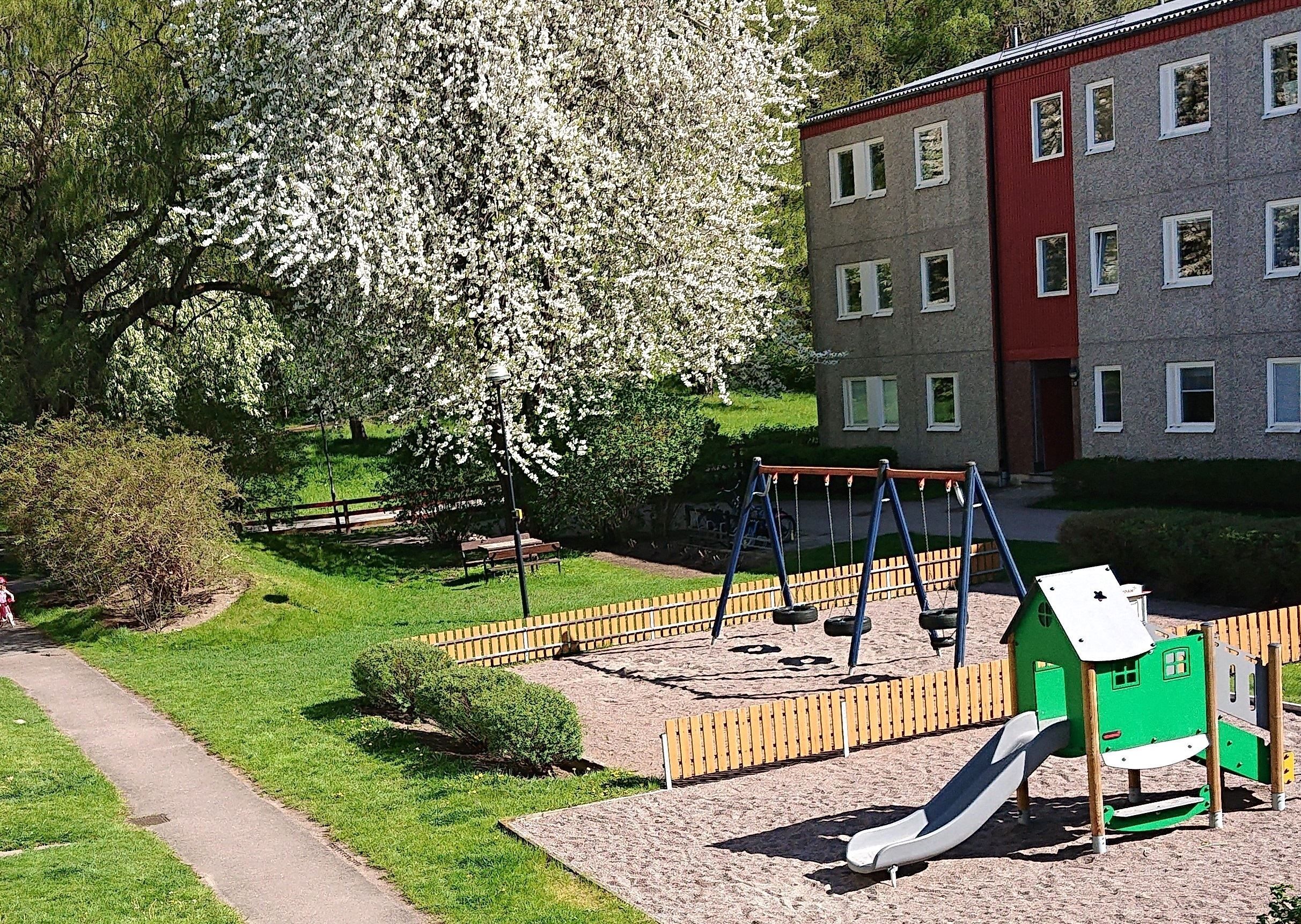 Utsikt från balkongen