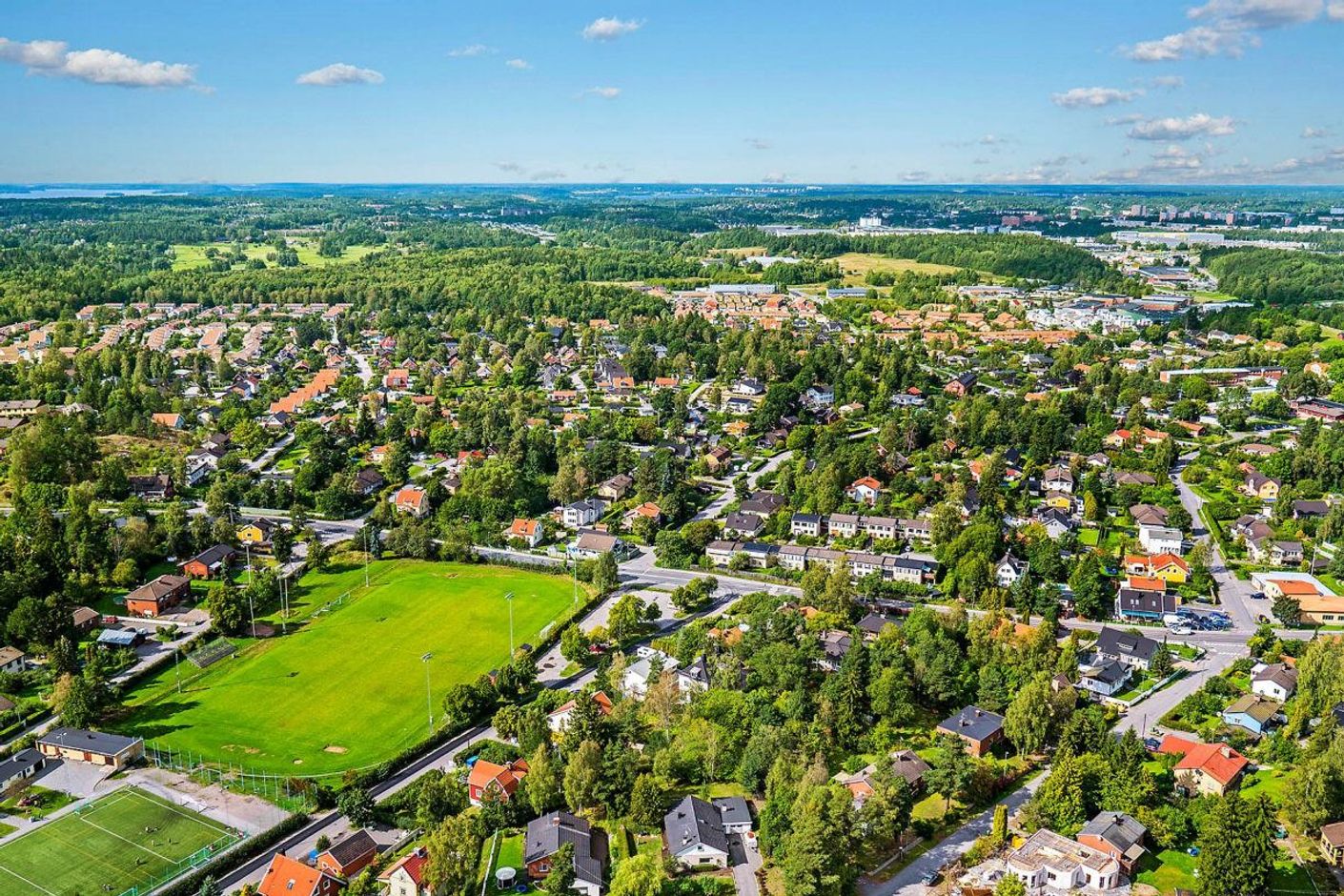 Strömvallen fotbollsplaner i Skälby