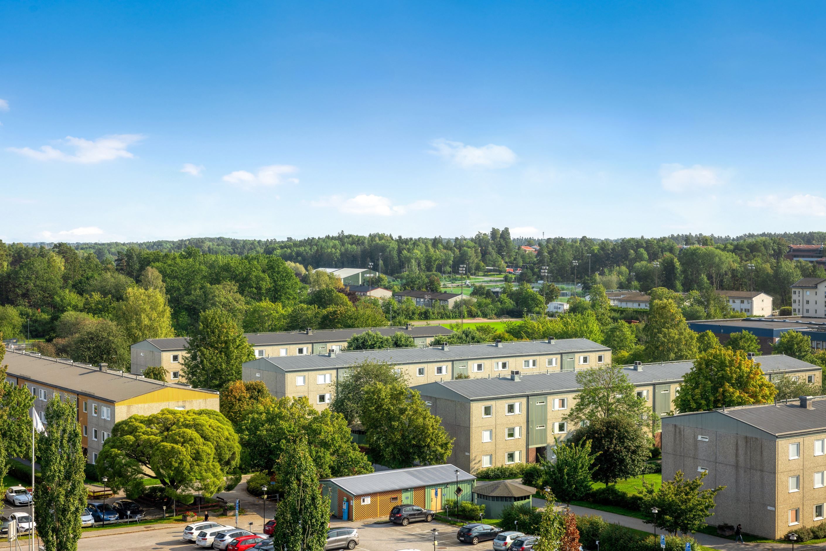 Utsikt från lägenheten!
