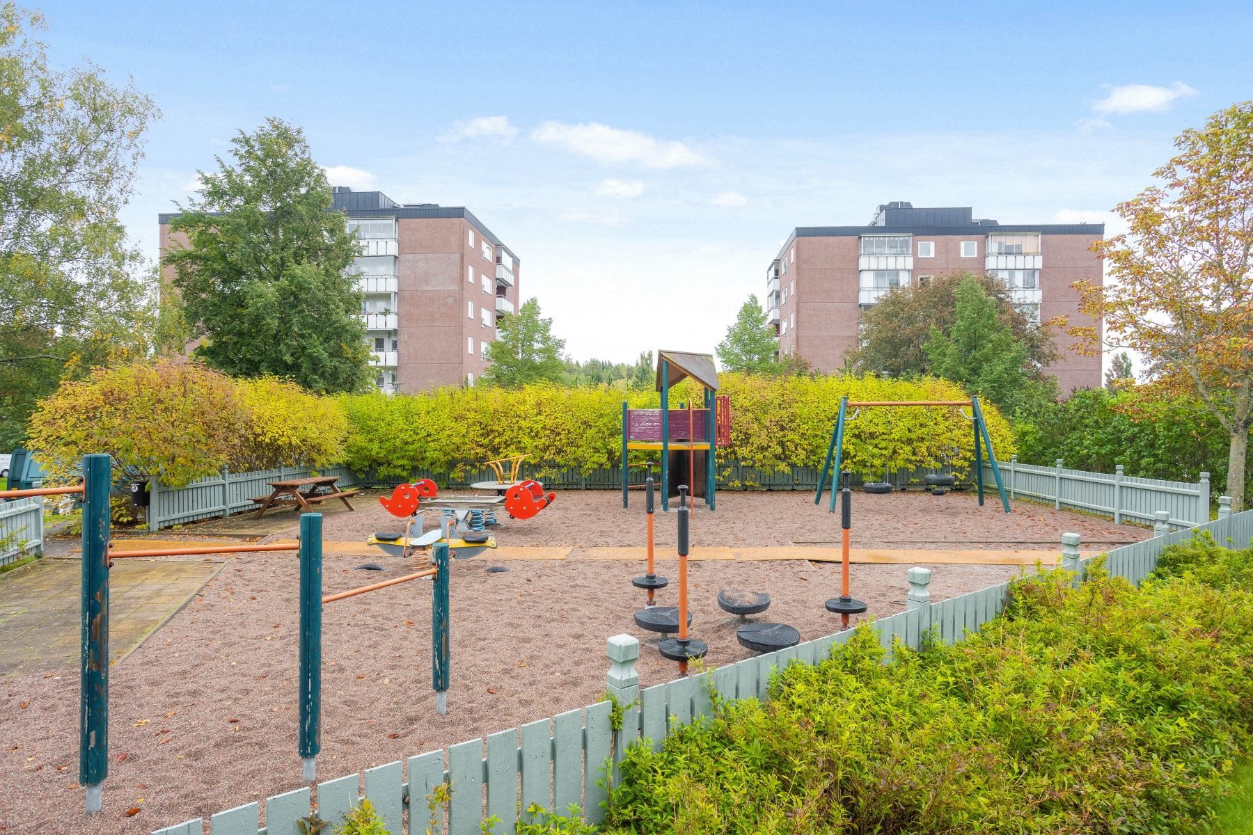 Lekplats i området