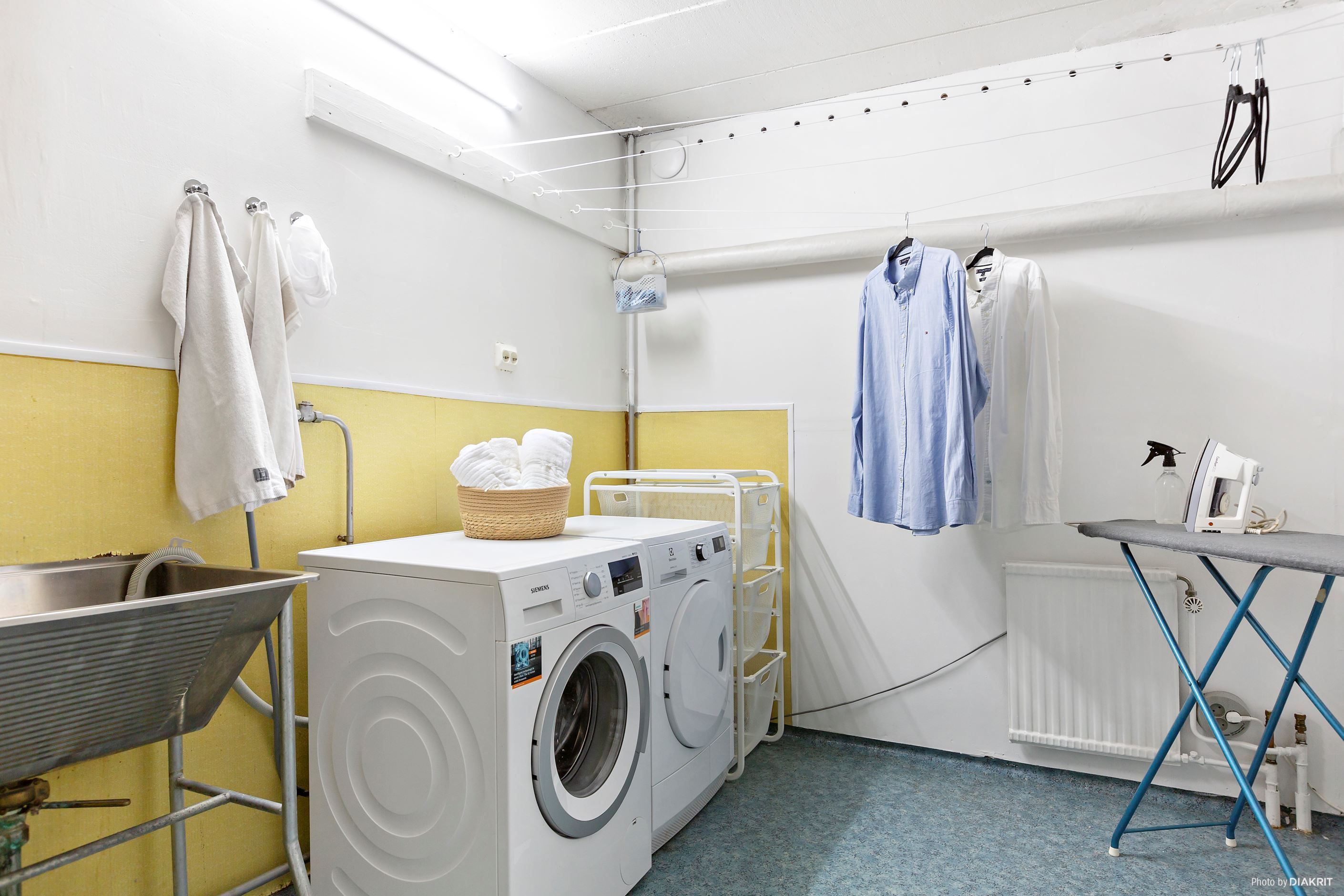 Tvättstuga/klädvård - souterrängplan