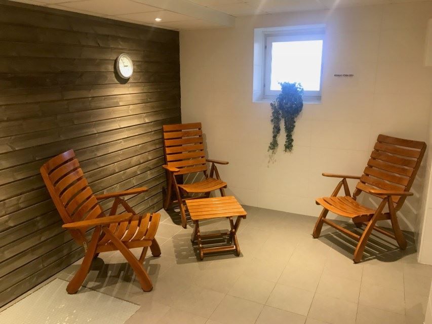 Relaxutrymme i föreningens SPA-avdelning