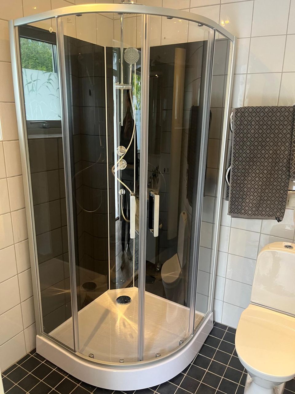 WC-/duschrum - entréplan