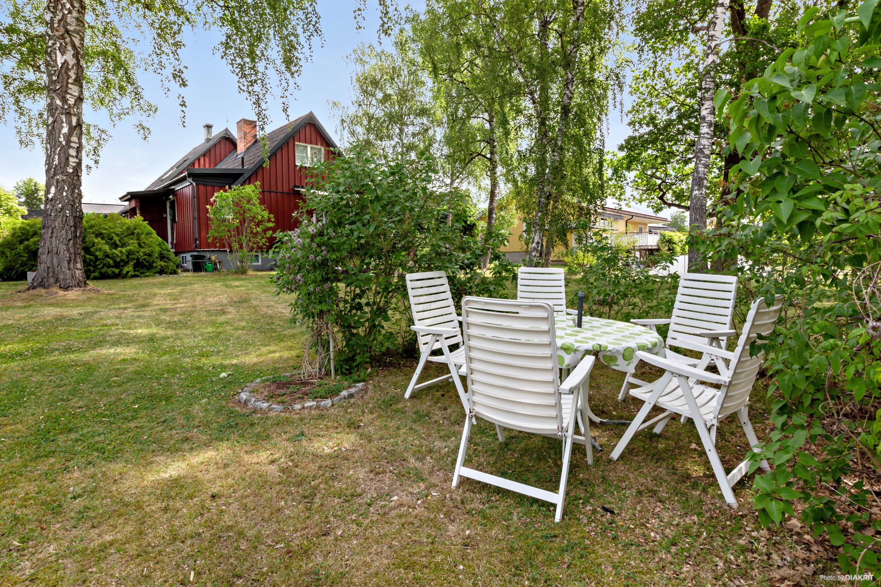 Berså i trädgården