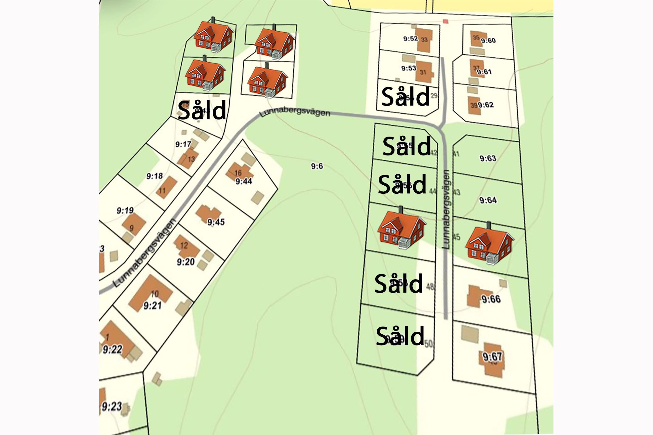 6 av 12 tomter sålda!