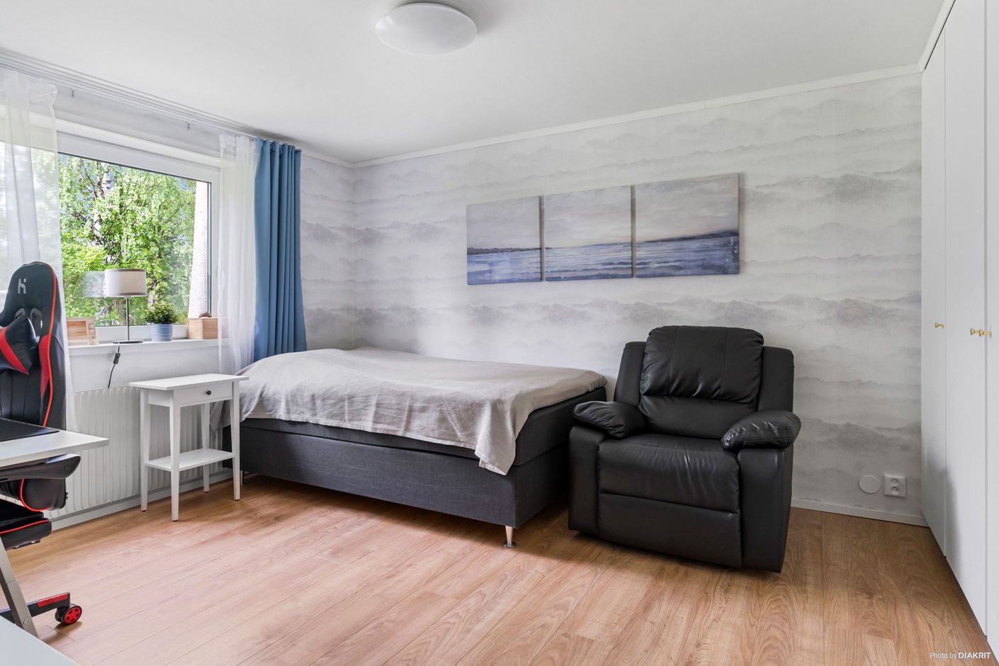 Sovrum 3 på suterrängplan
