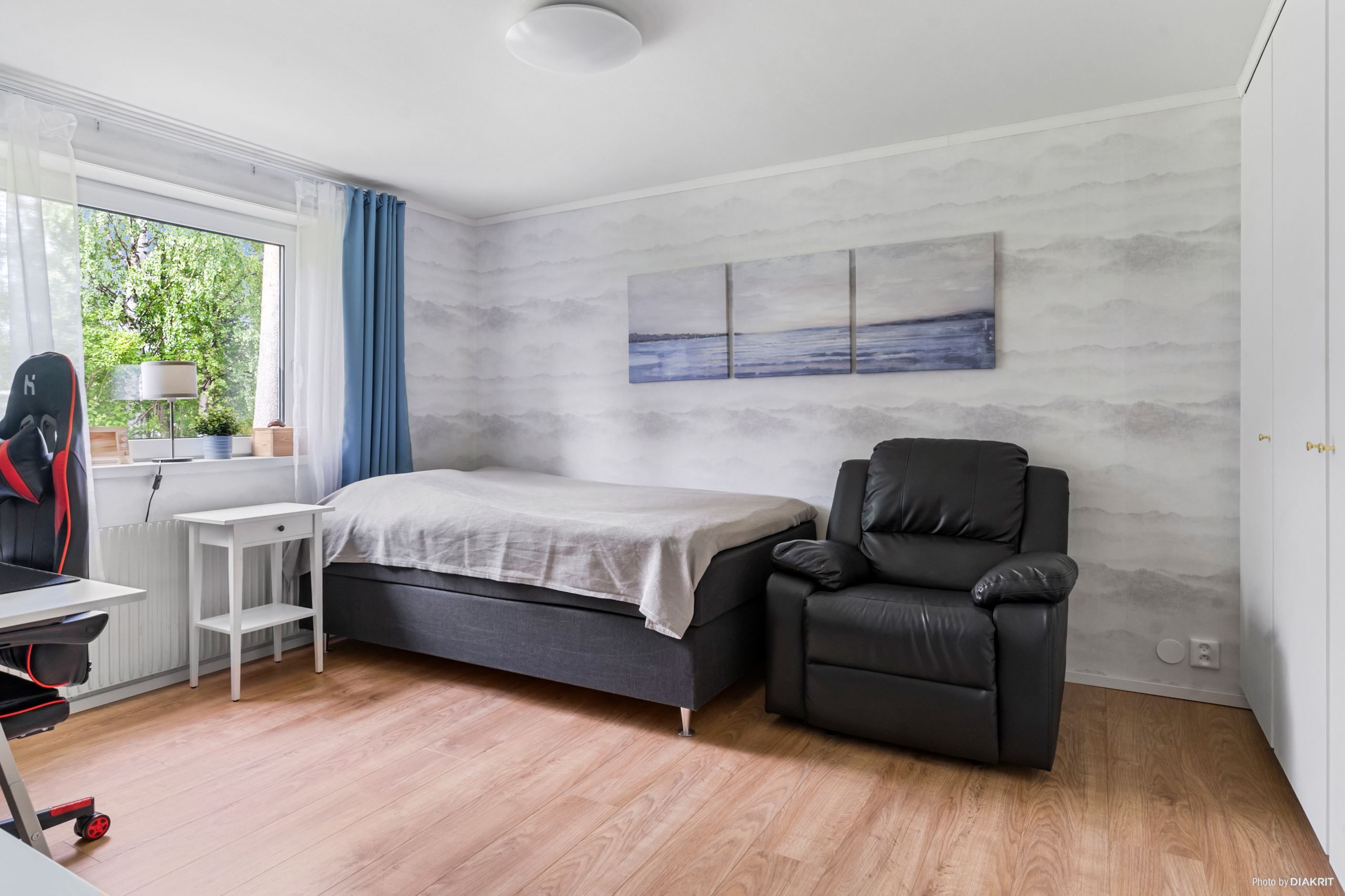 Sovrum 3 på suterrängplan