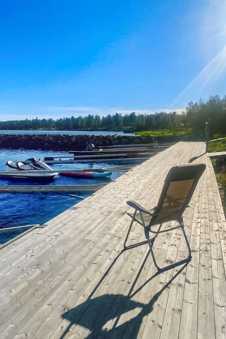 Hamn med båtplats. Säljarens egna bild