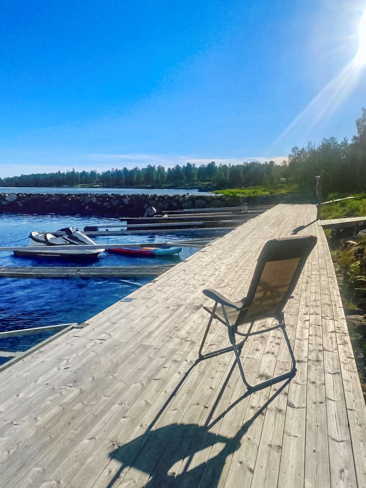 Hamn med båtplats. Säljarens egna bild