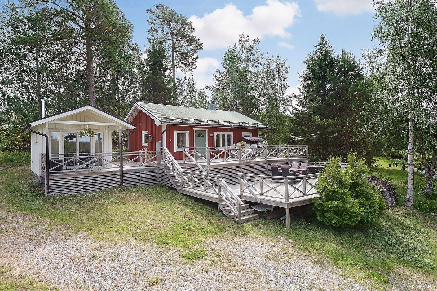 Stor altan i nivåer