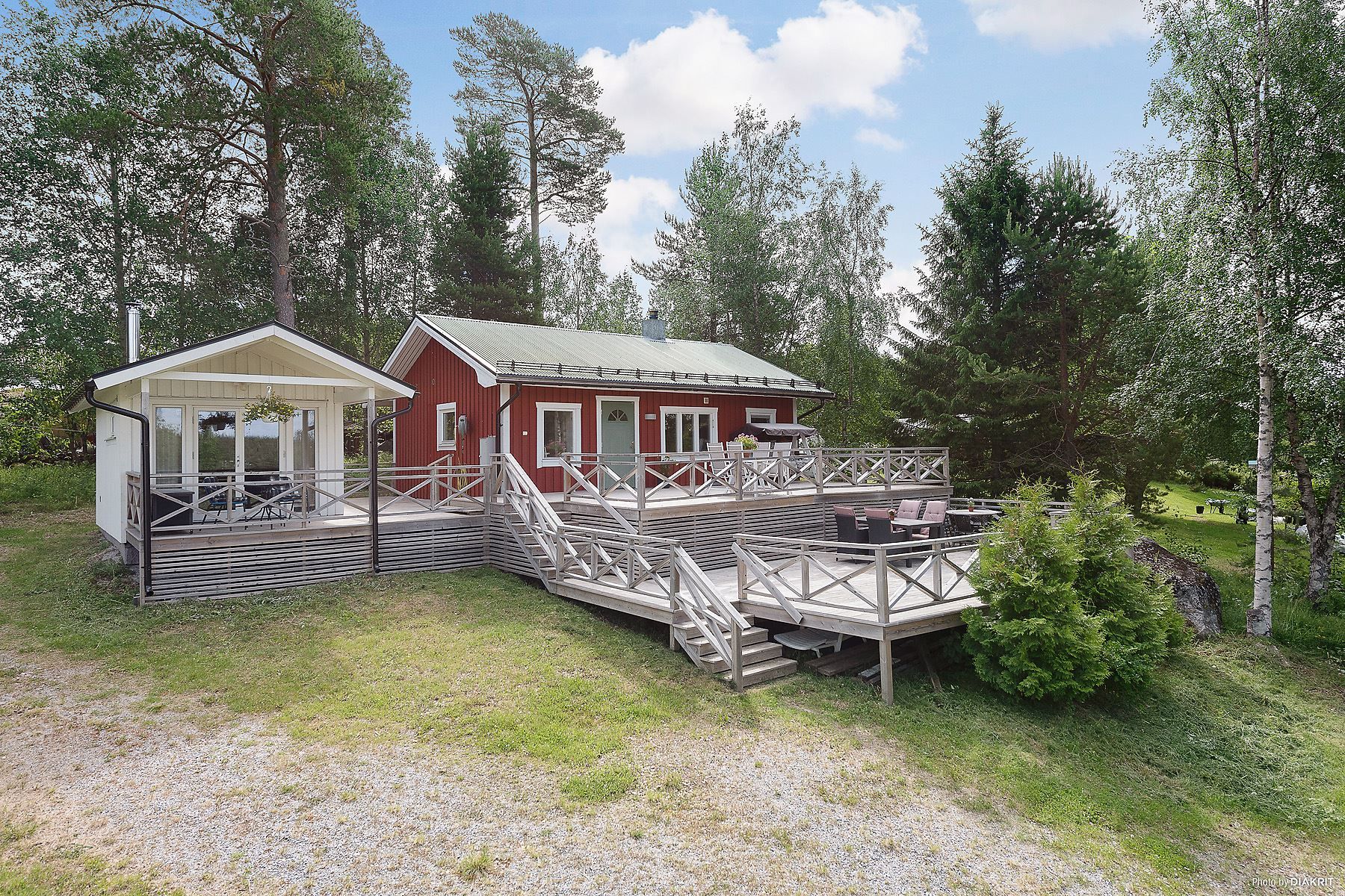 Stor altan i nivåer