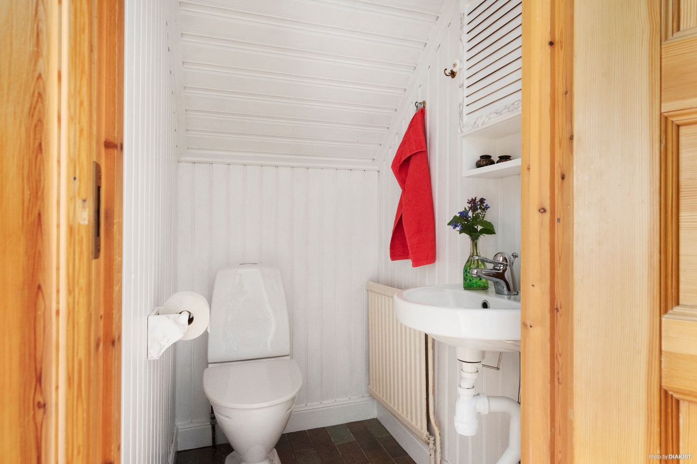 WC på övre plan