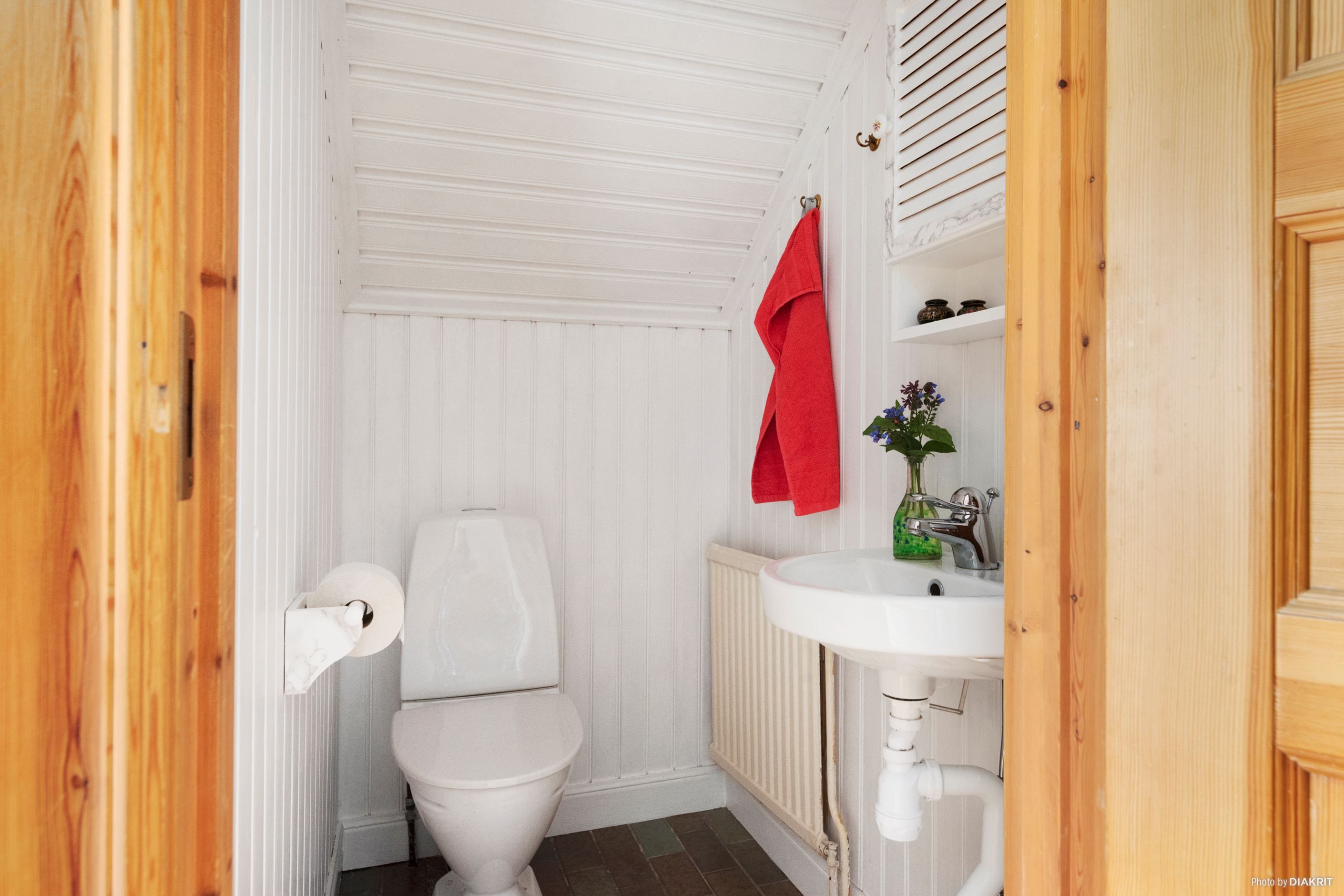 WC på övre plan