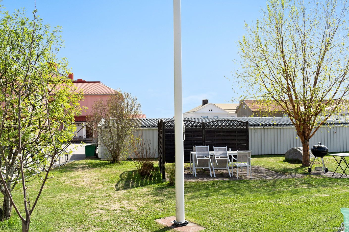 Gemensam innergård.