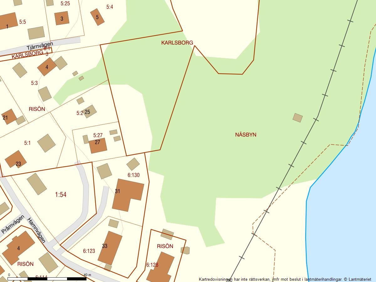 Fastighetskarta Risön 5:27 & 5:2