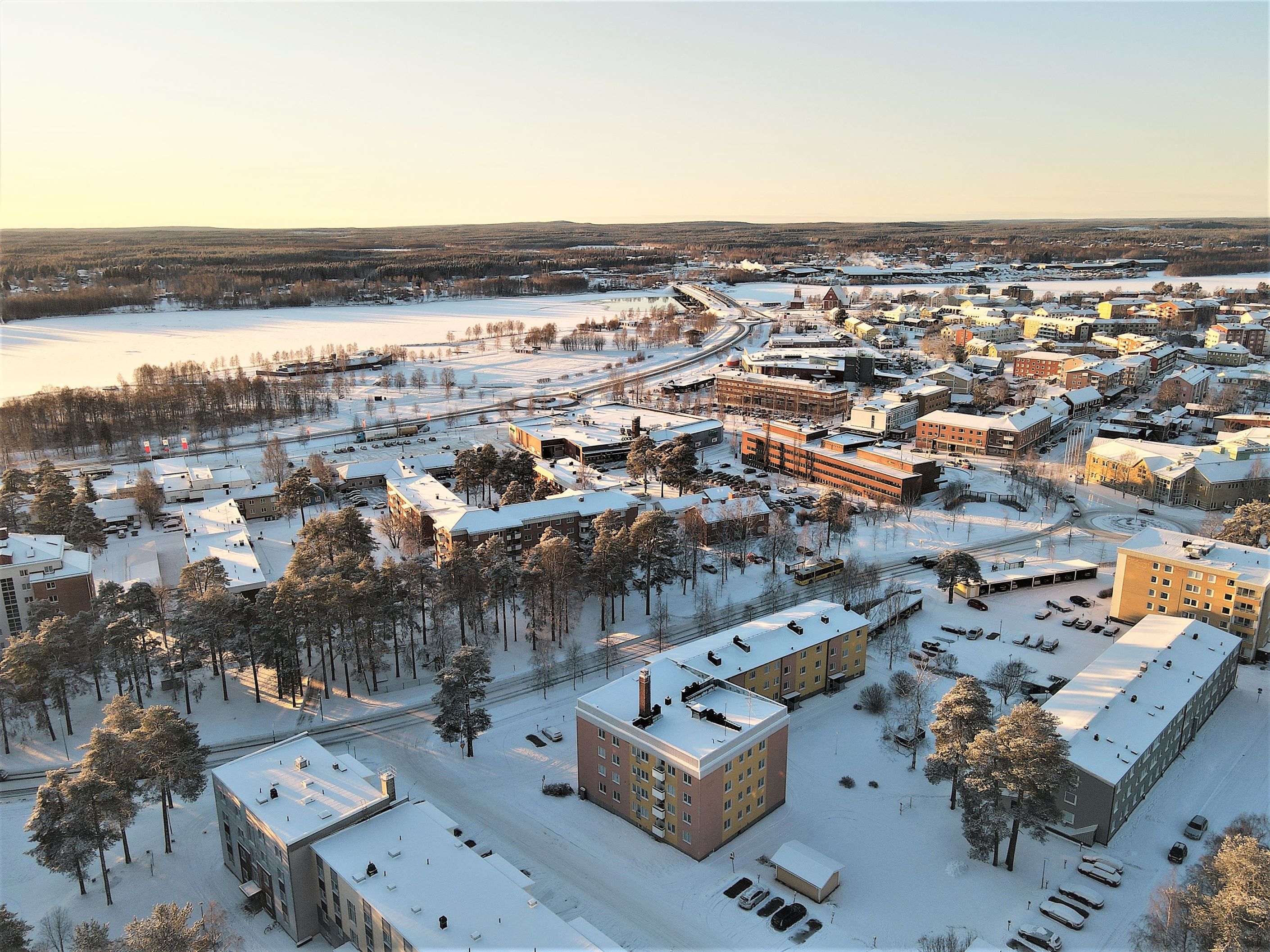 Nära centrum.
