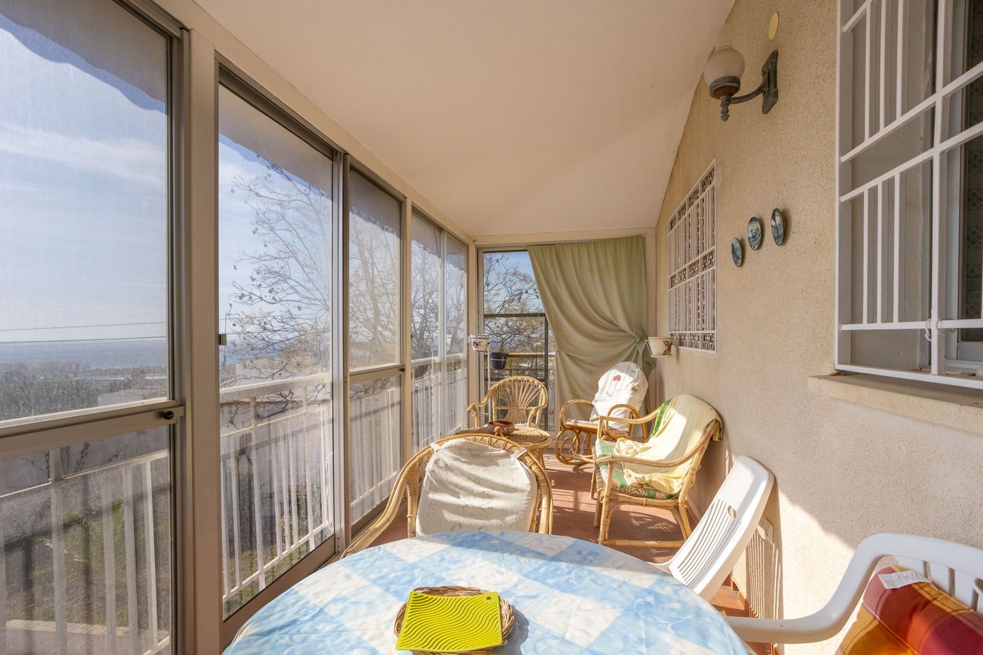 Covered terrace