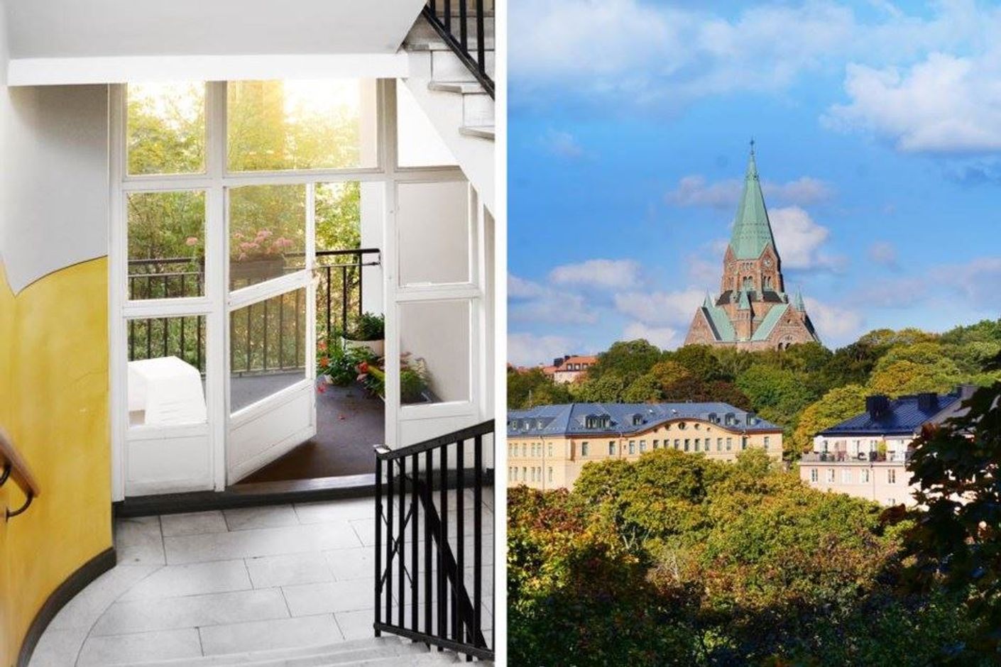 Utsikt från vädringsbalkongen