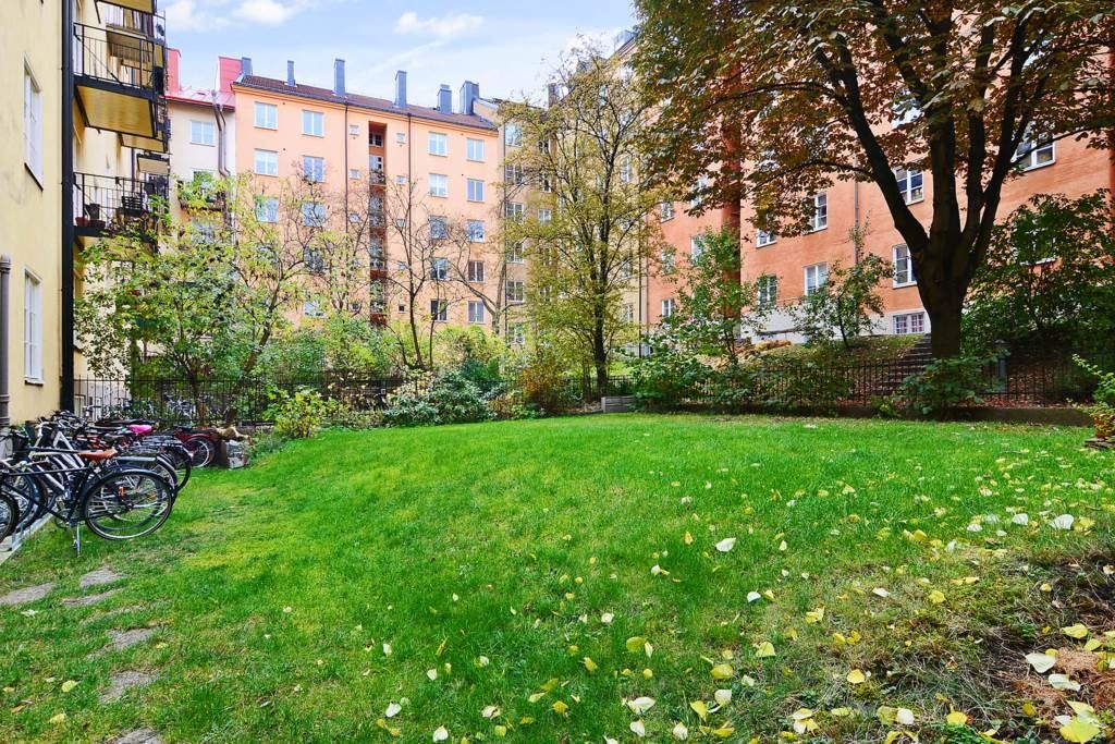 Föreningens trevliga innergård