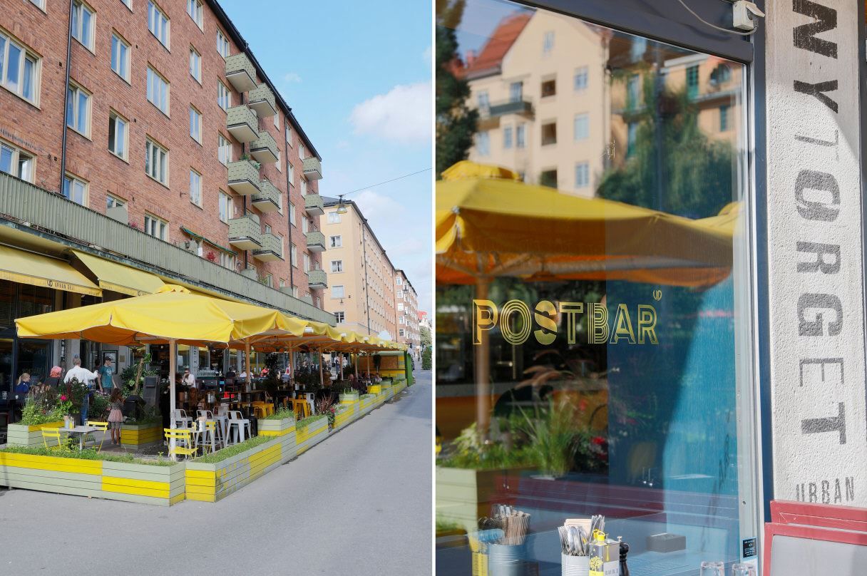 Pulserande restaurangliv i kvarteren