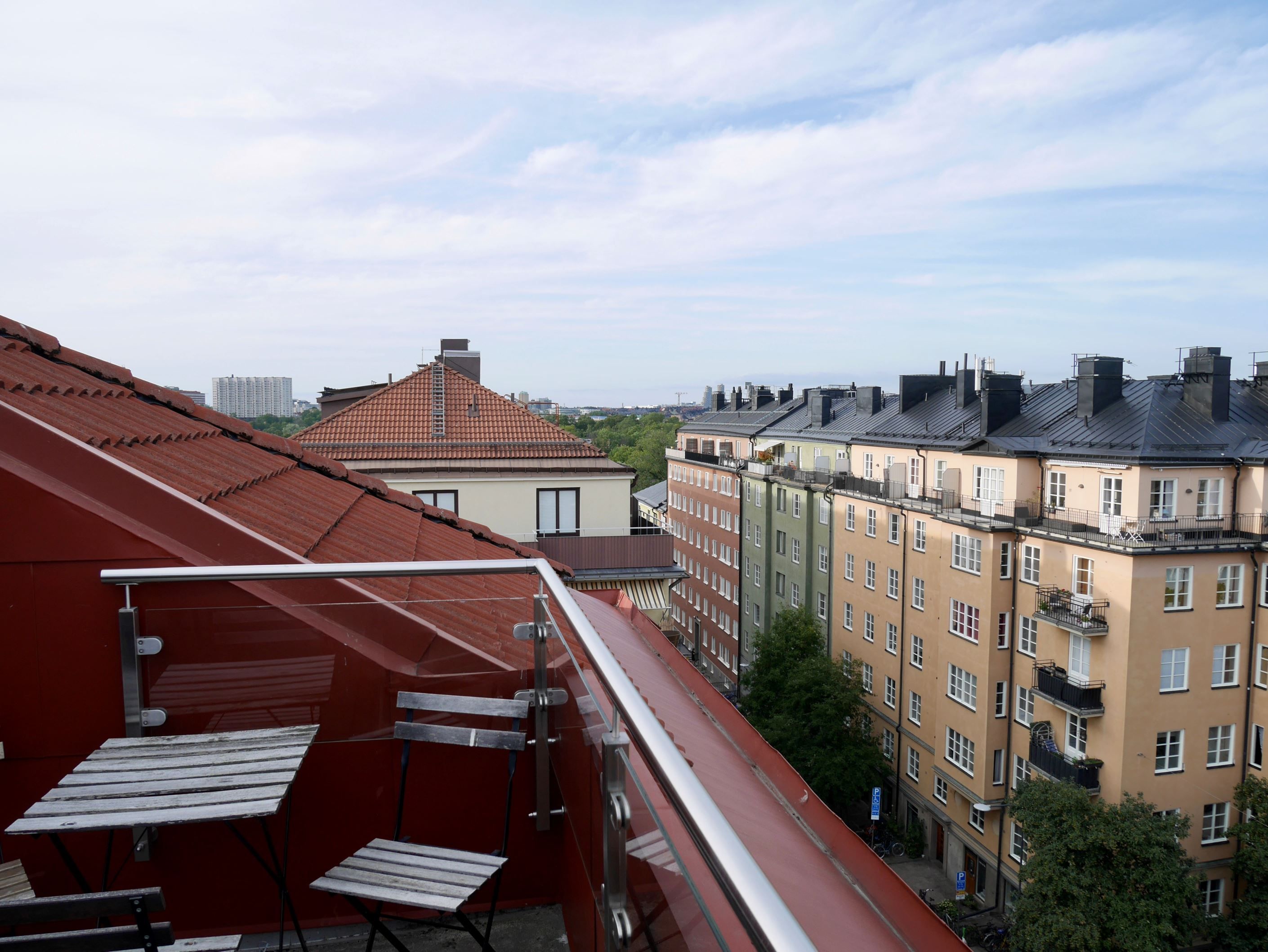 Föreningens härliga takterass