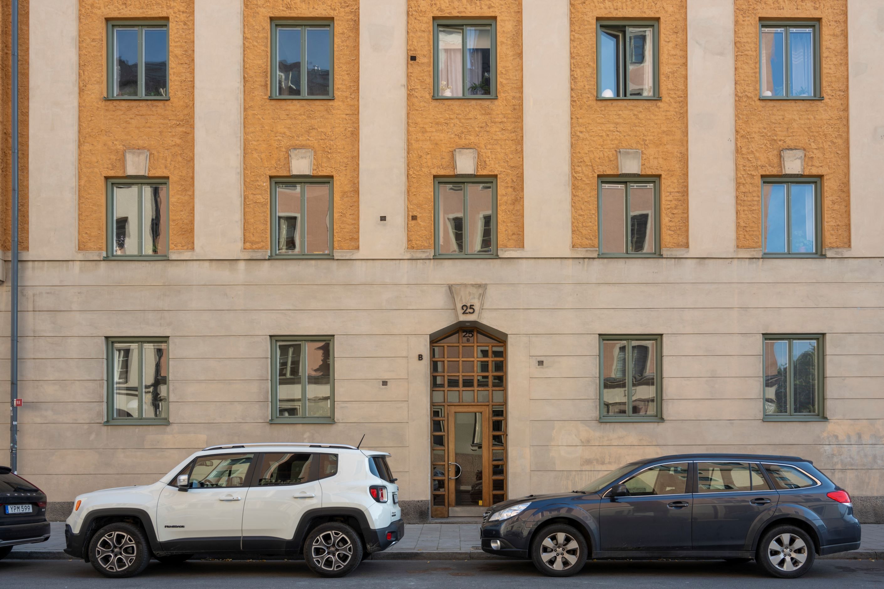 Vacker sekelskiftesfasad